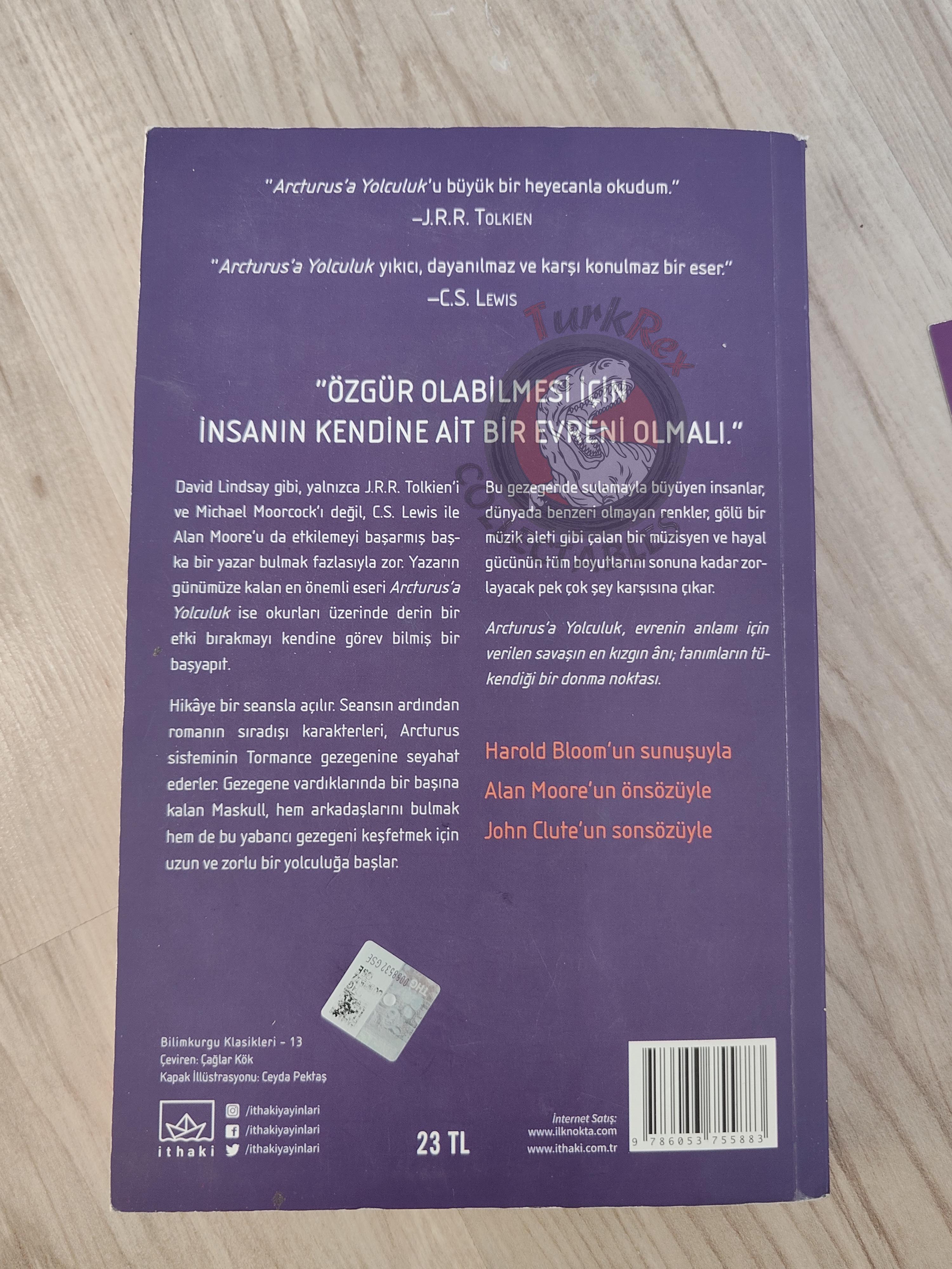 David Lindsay – A Voyage to Arcturus 2017 Turkish Book Turkey