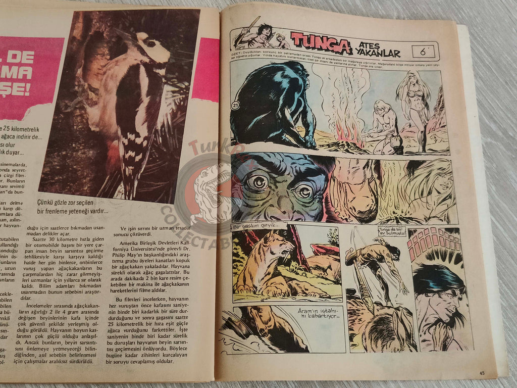 Tercüman Çocuk #46 1982 Turkish Comic Turkey Star Wars #29 Pink Panther Tounga