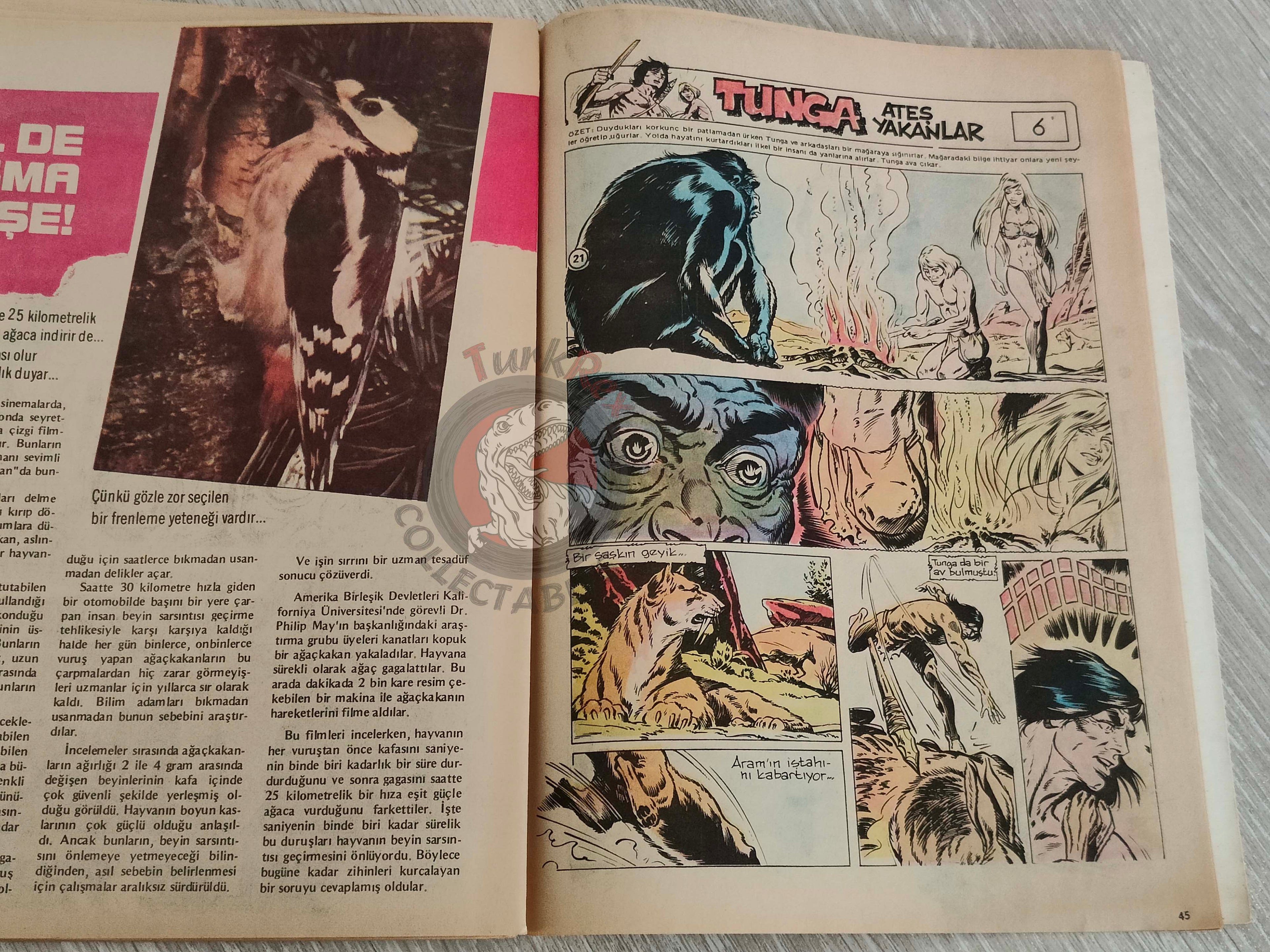 Tercüman Çocuk #46 1982 Turkish Comic Turkey Star Wars #29 Pink Panther Tounga
