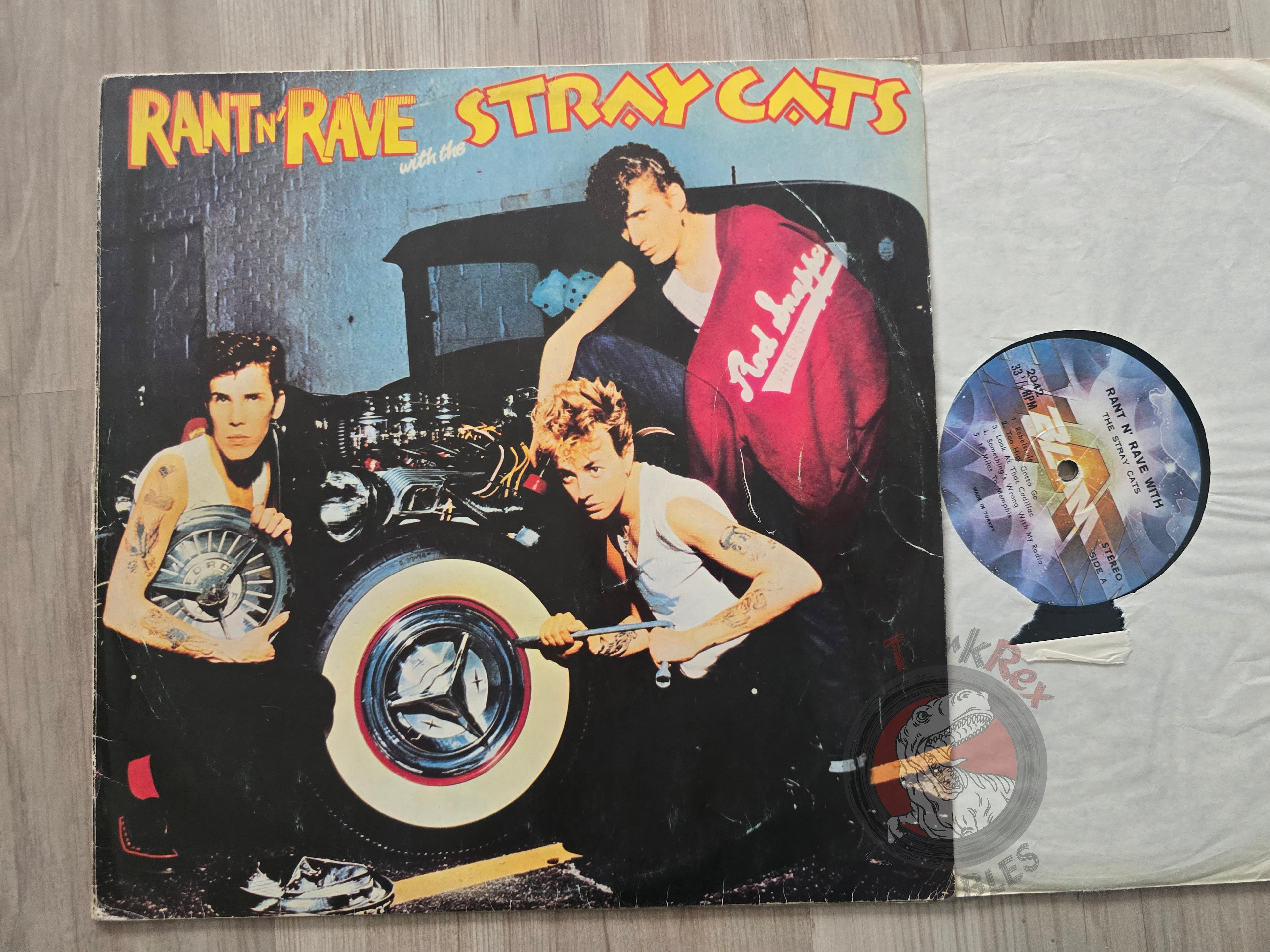 Stray Cats – Rant N' Rave With The Stray Cats Turkish Pressing Vinyl Turkey Edition