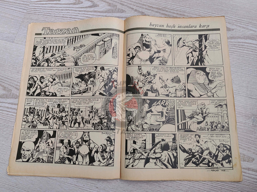 Doğan Kardeş 1969 Magazine #15 Turkish Comic Turkey Zero X, Captain Scarlet, Tarzan