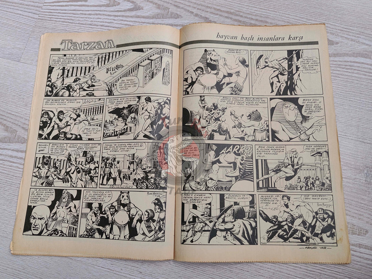 Doğan Kardeş 1969 Magazine #15 Turkish Comic Turkey Zero X, Captain Scarlet, Tarzan