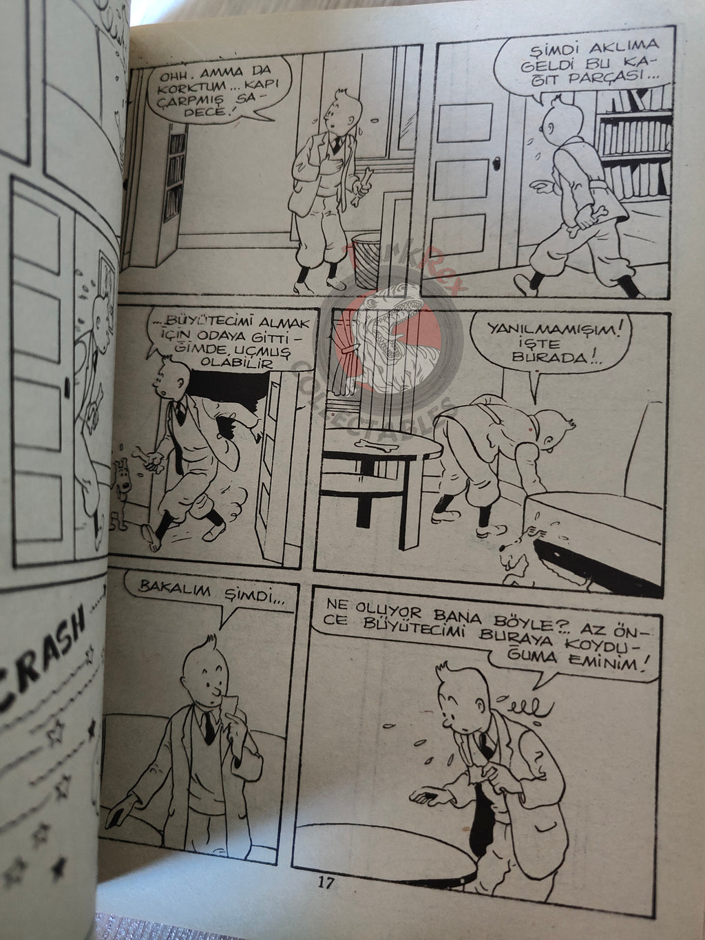 Tintin – The Crab with the Golden Claws mid 1980s Turkish Edition Comic Turkey 2