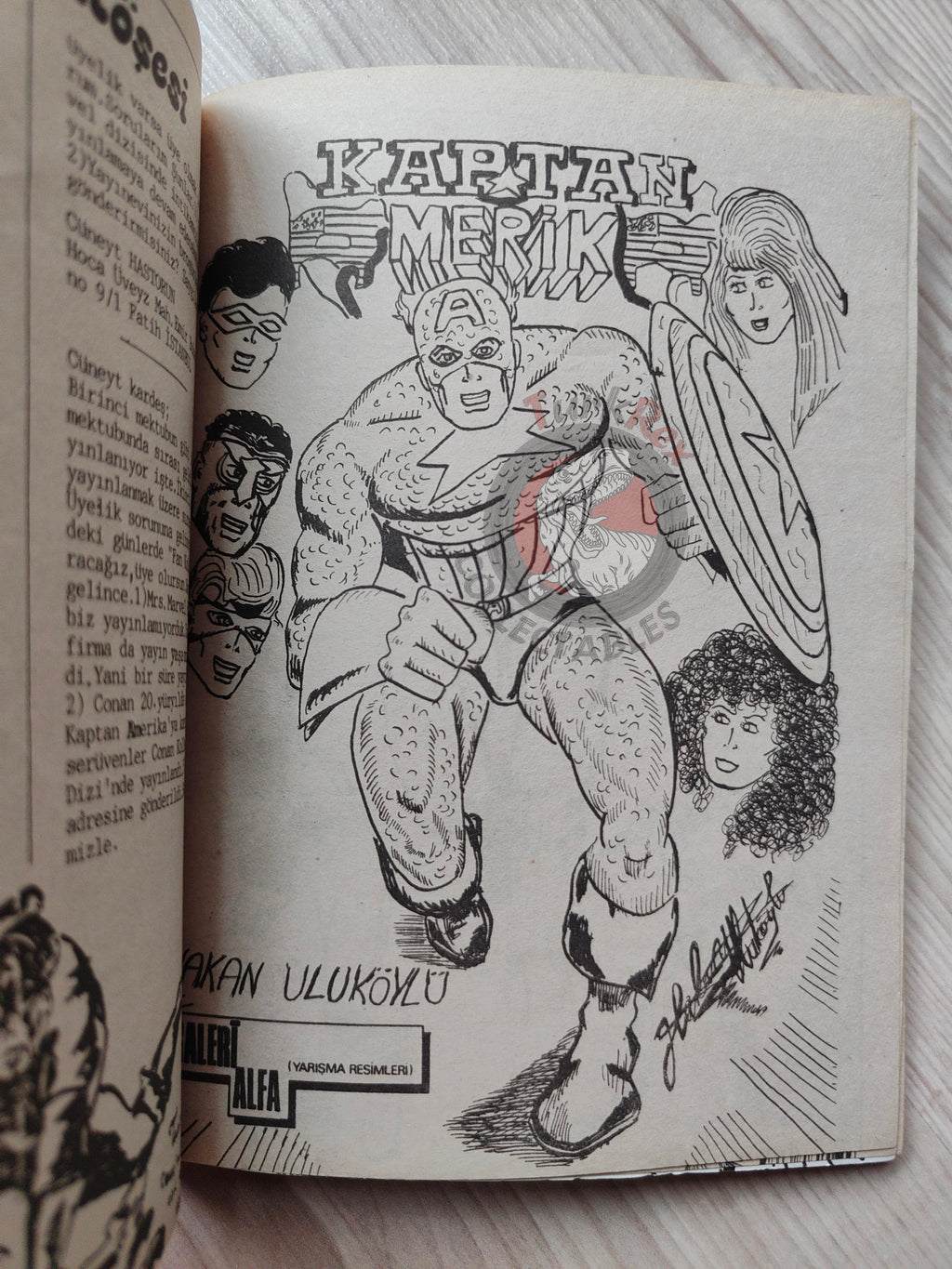 Captain America – Volume 7 1989 Turkish Comic Turkey Falcon