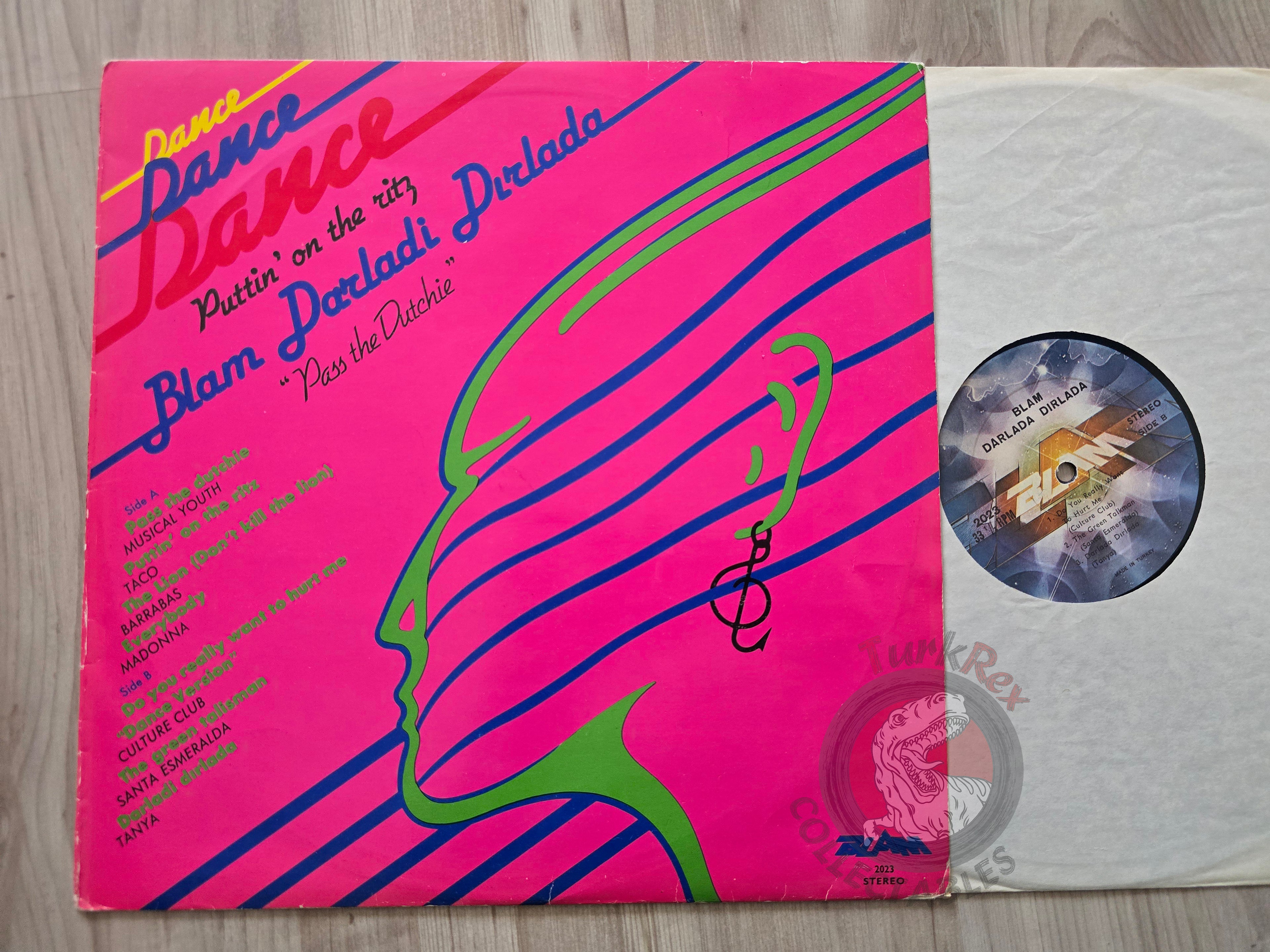 Various – Blam Darladi Dirlada Turkish Pressing Vinyl Turkey Edition Madonna