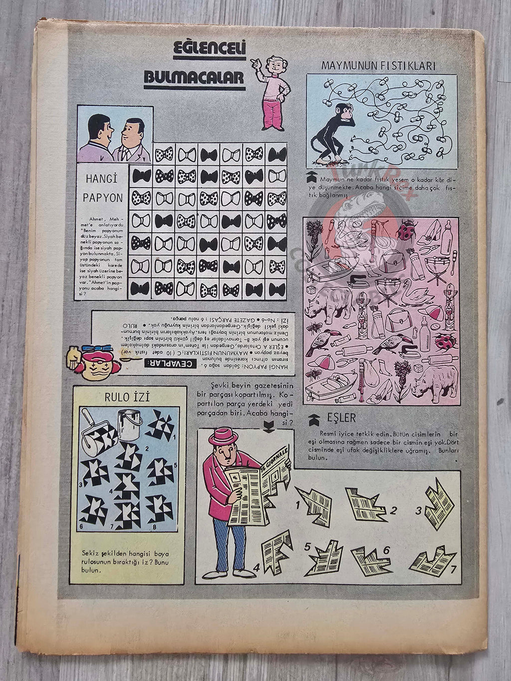 Milliyet Çocuk #20 1973 Turkish Comic Mag Turkey Tintin Jim Lacy Il Colonnello Caster’Bum Abraham Lincoln