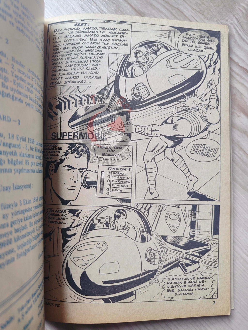 Superman Vol #10 1980s Turkish Comic Turkey #343 Action Comics #480 #481 #482 #483 #502