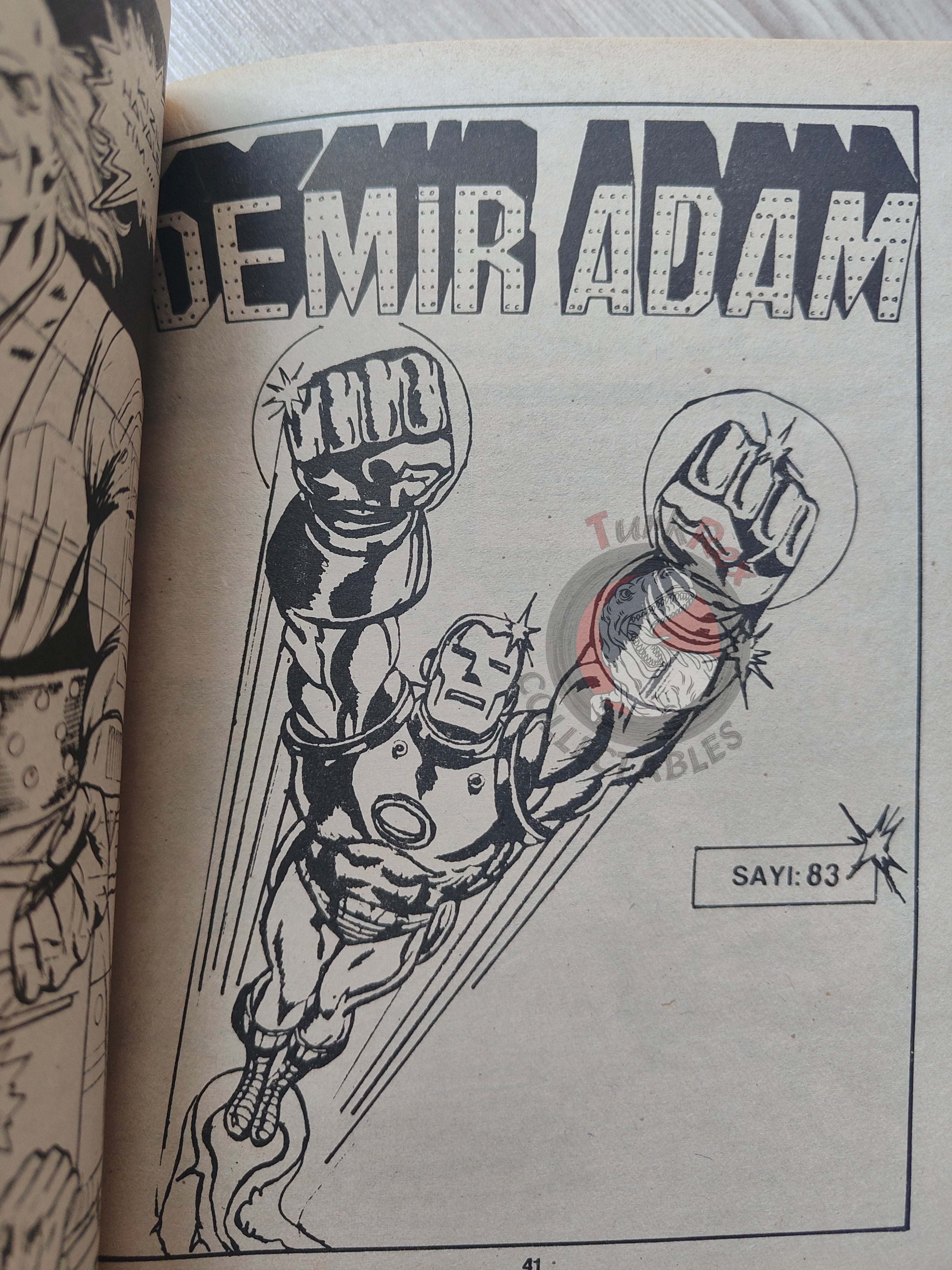 Iron Man #4 Demir Adam 1989 Turkish Comic Turkey #81 #82 #83 #84