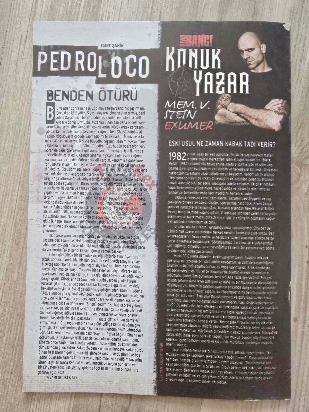 Headbang 2012 Metallica Turkish Mag Turkey Kiss Rotting Christ Steve Harris Iron Maiden