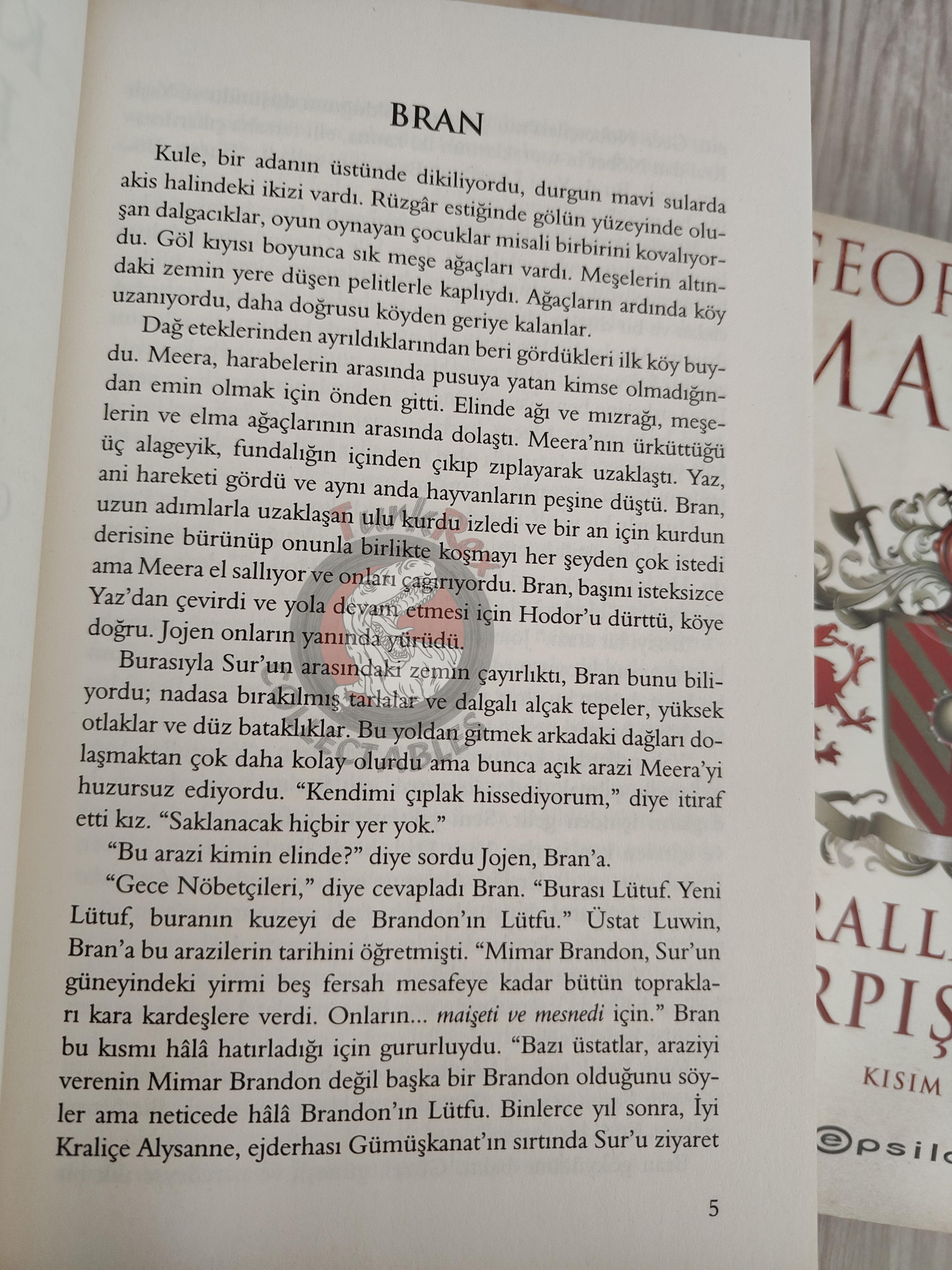 George R. R. Martin – A Game of Thrones Series Turkish Book Turkey Lot of 9
