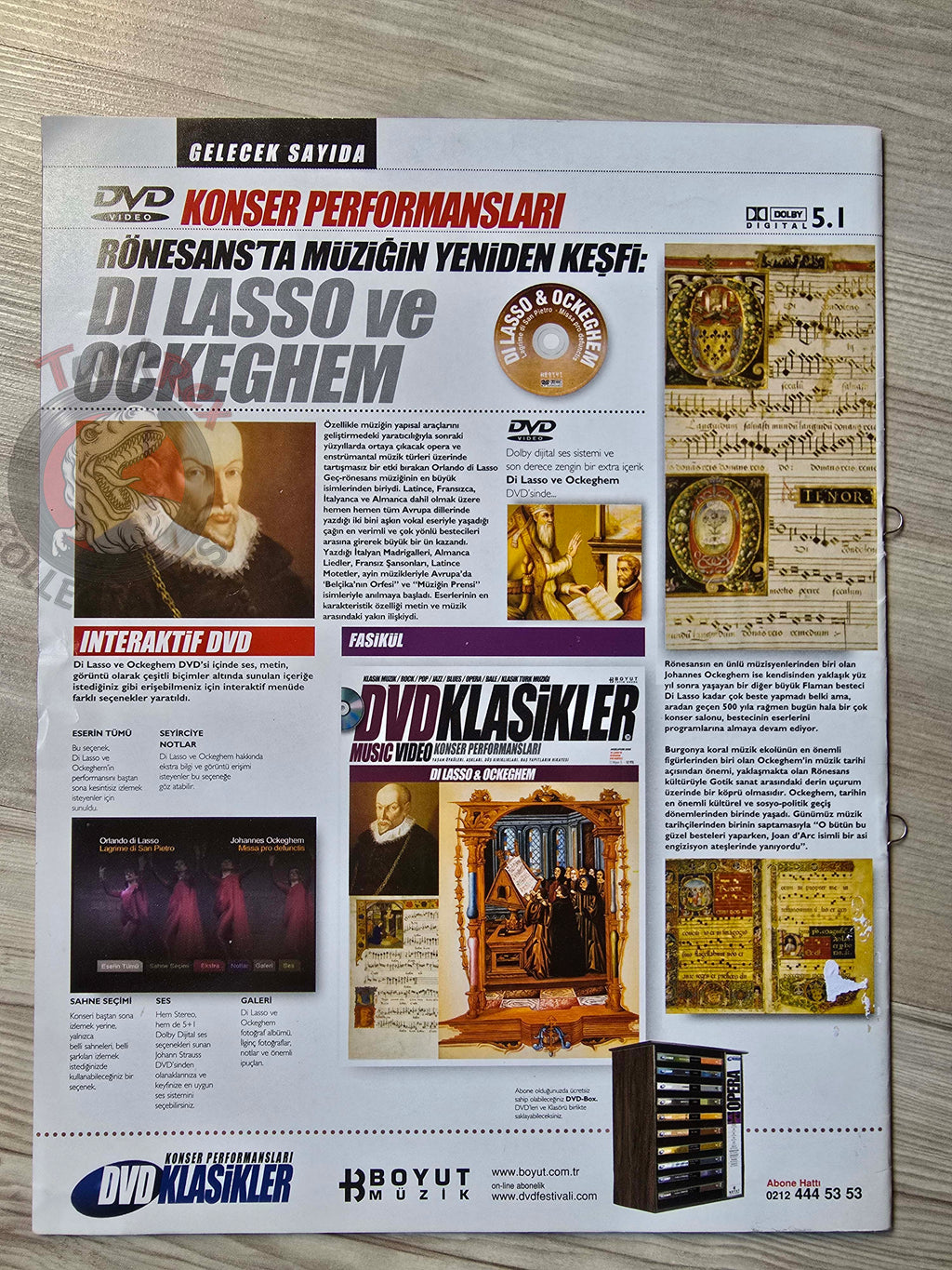 DVD Classics 2004 Led Zeppelin Bio Special Issue Turkish Mag Turkey