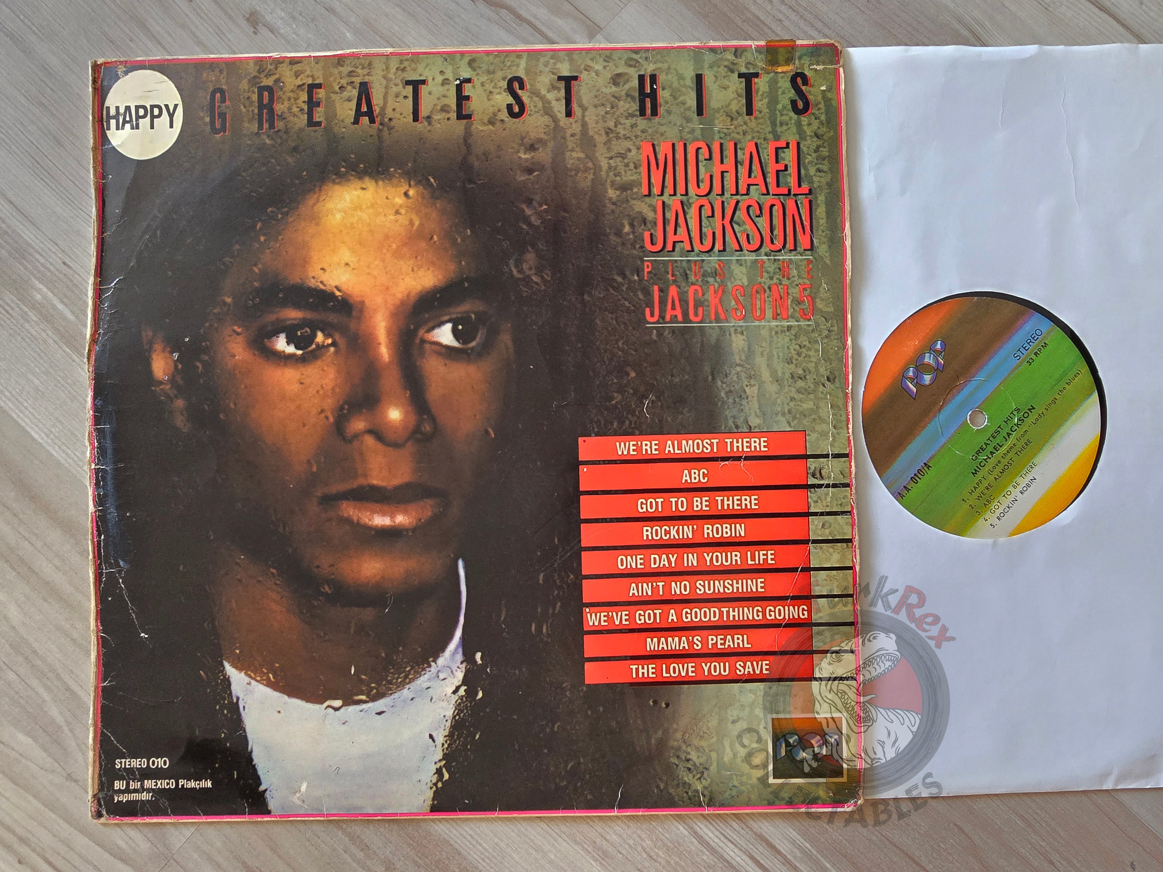 Michael Jackson Plus The Jackson 5 – 18 Greatest Hits Turkish Pressing Vinyl Turkey Edition