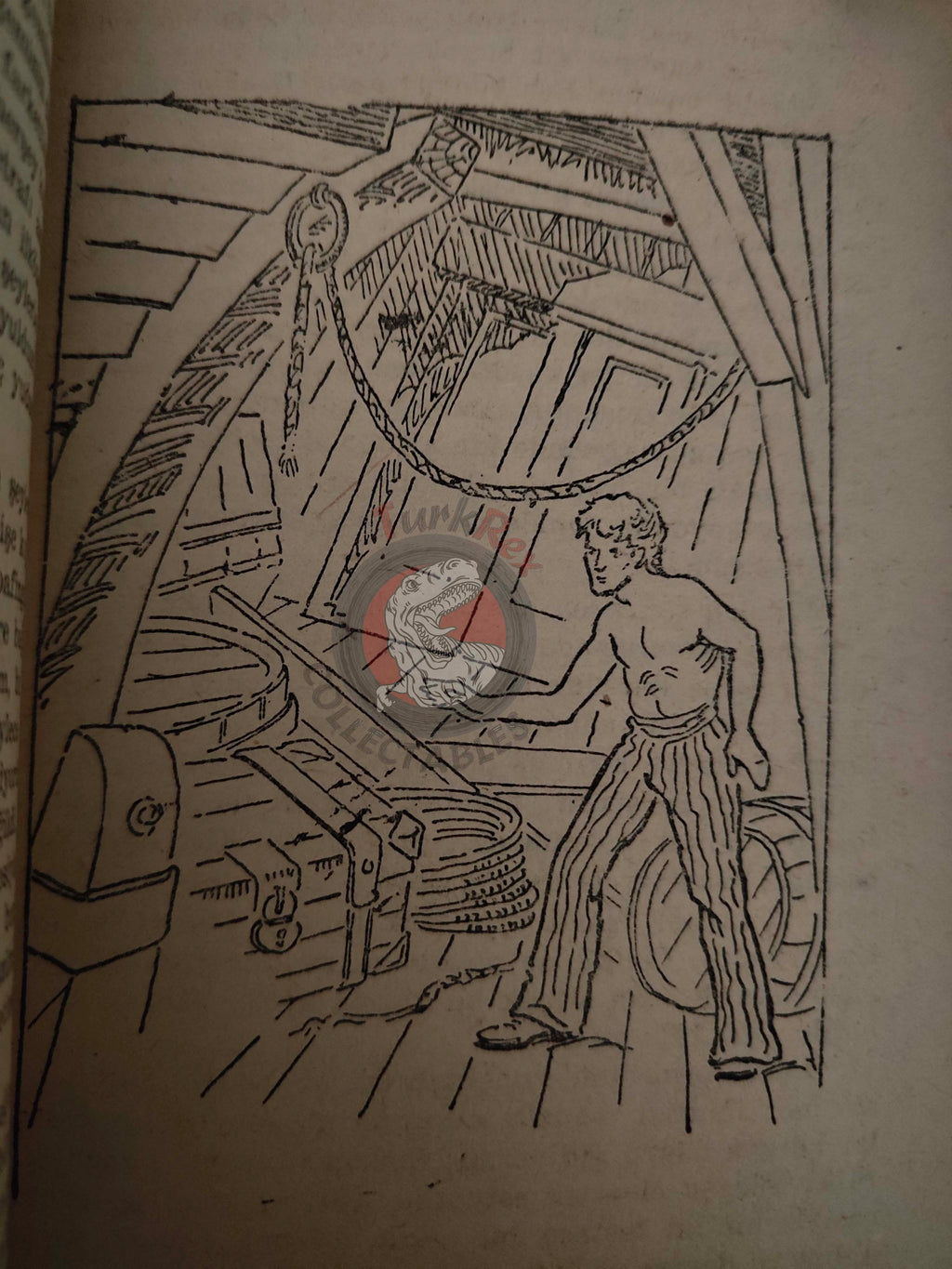 Daniel Defoe – Robinson Crusoe 1959 Turkish Book Turkey Illustrated