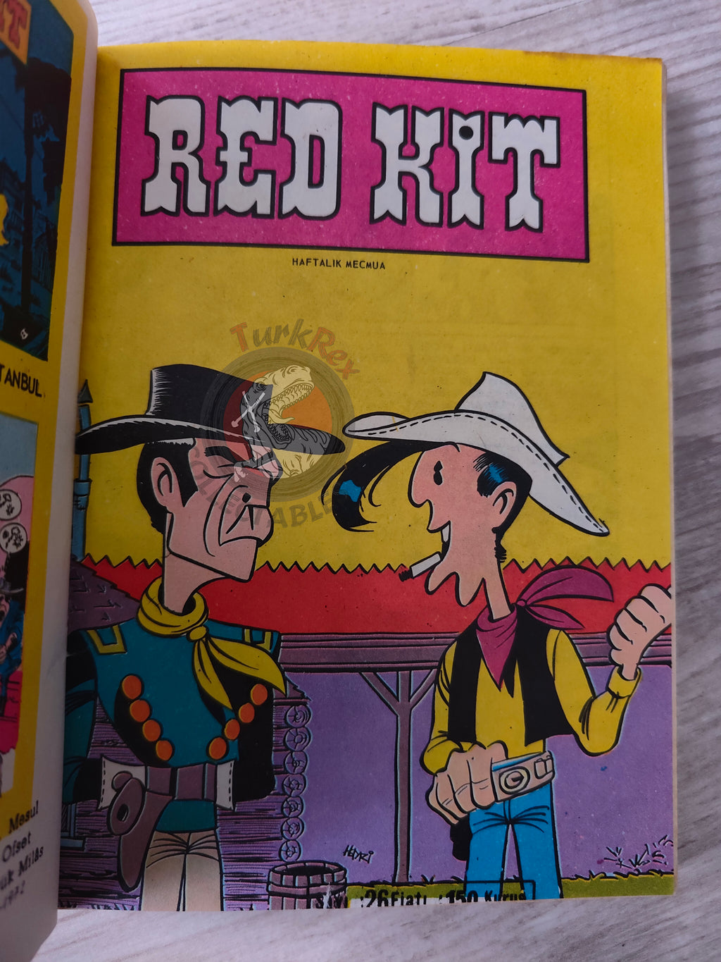 Lucky Luke #9 Le 20e de cavalerie 1972 Turkish Comic Turkey Prudence Petitpas