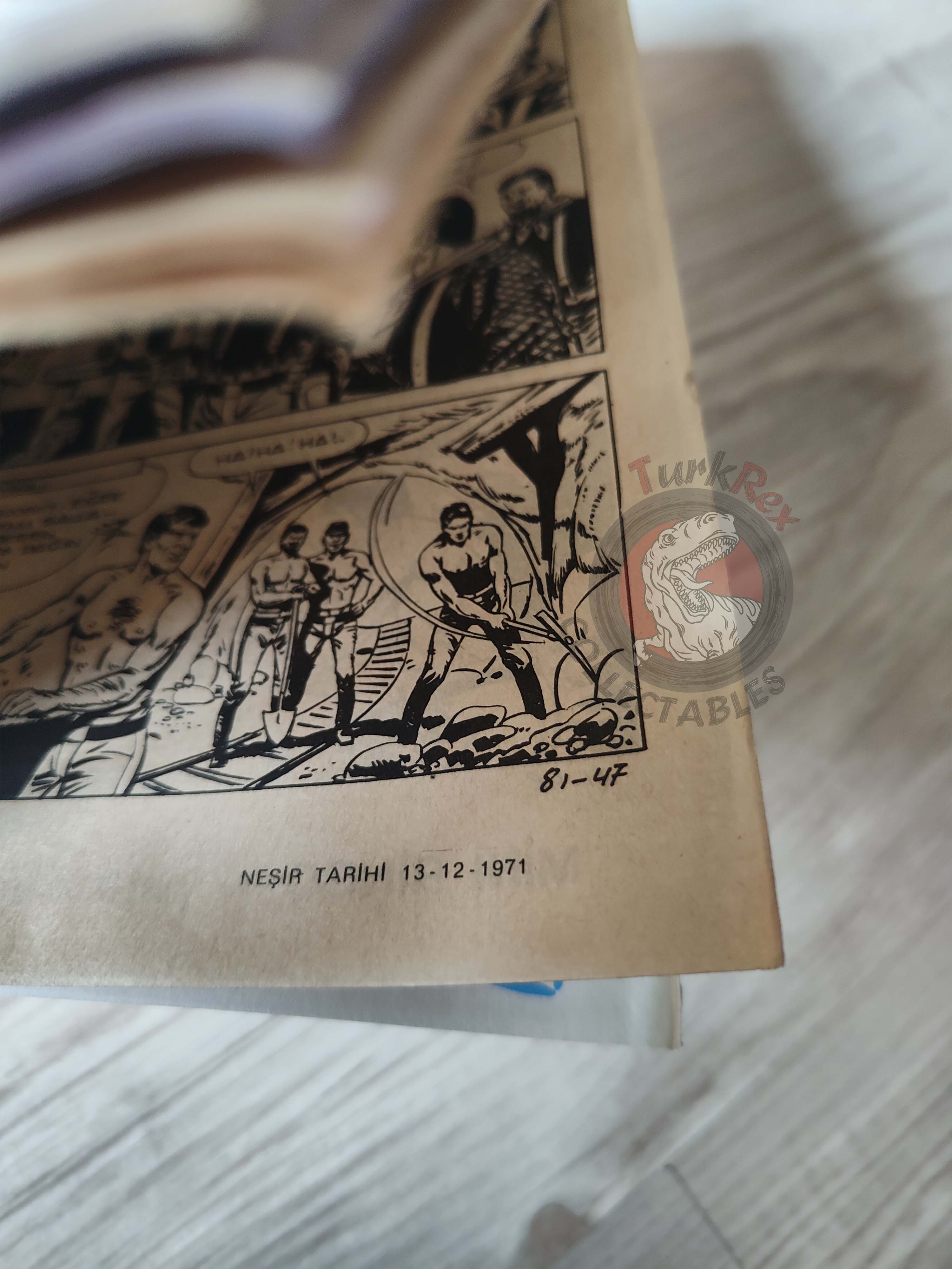 Zagor #81 1971 Avventura a Kingston Turkish Comic Turkey L'Avamposto Ignoto