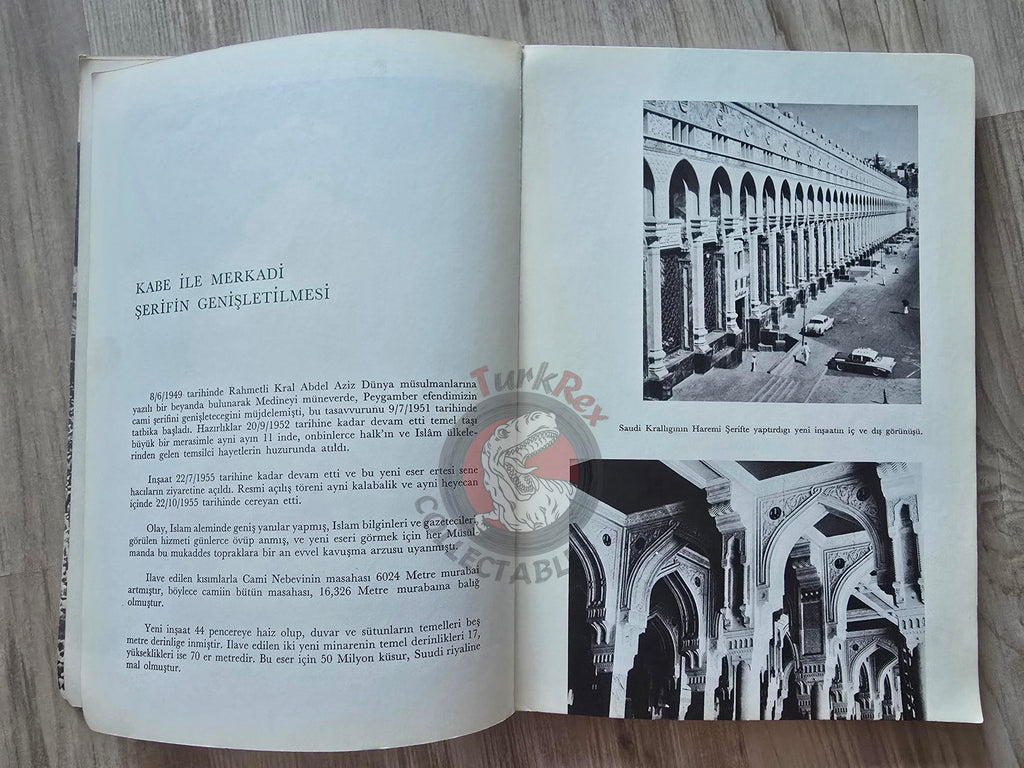 Saudi Arabia Kingdom 1970s Turkish Book Turkey with Maps King Faisal Bin Abdulaziz Al Saud