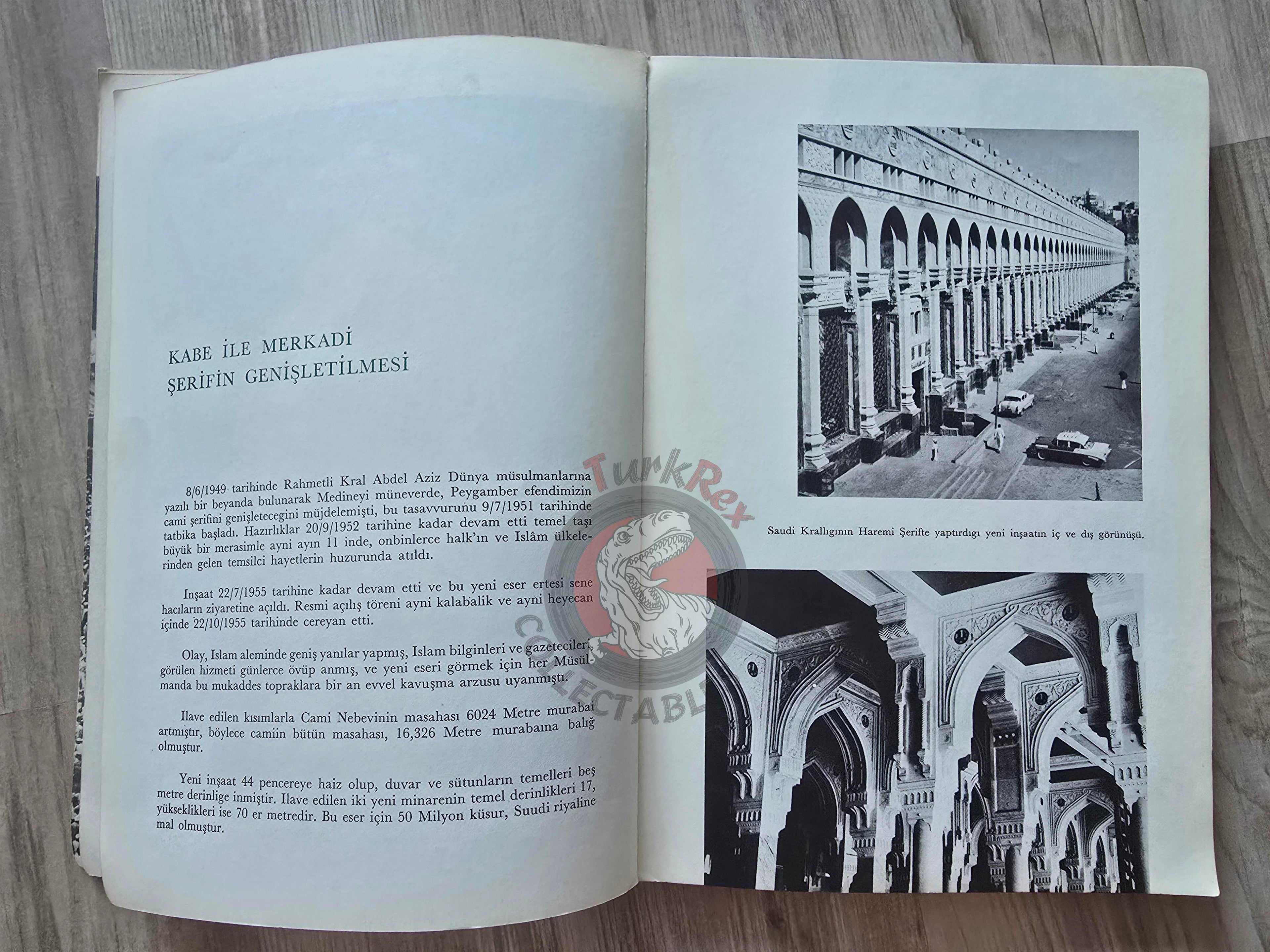 Saudi Arabia Kingdom 1970s Turkish Book Turkey with Maps King Faisal Bin Abdulaziz Al Saud