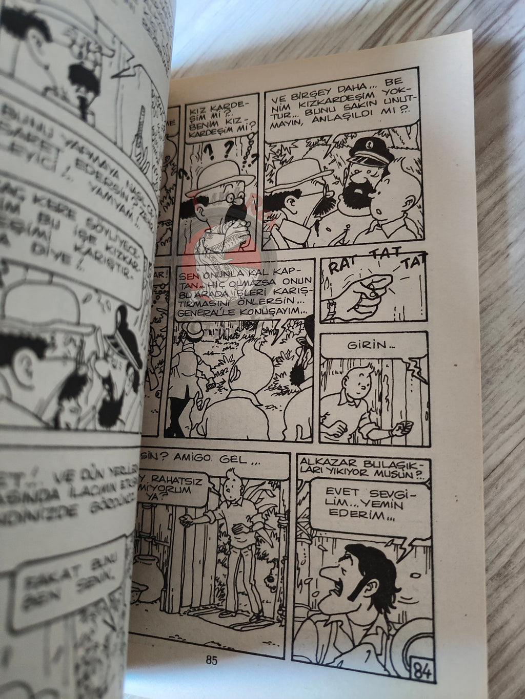Tintin – Tintin and the Picaros mid 1980s Turkish Edition Comic Turkey 2