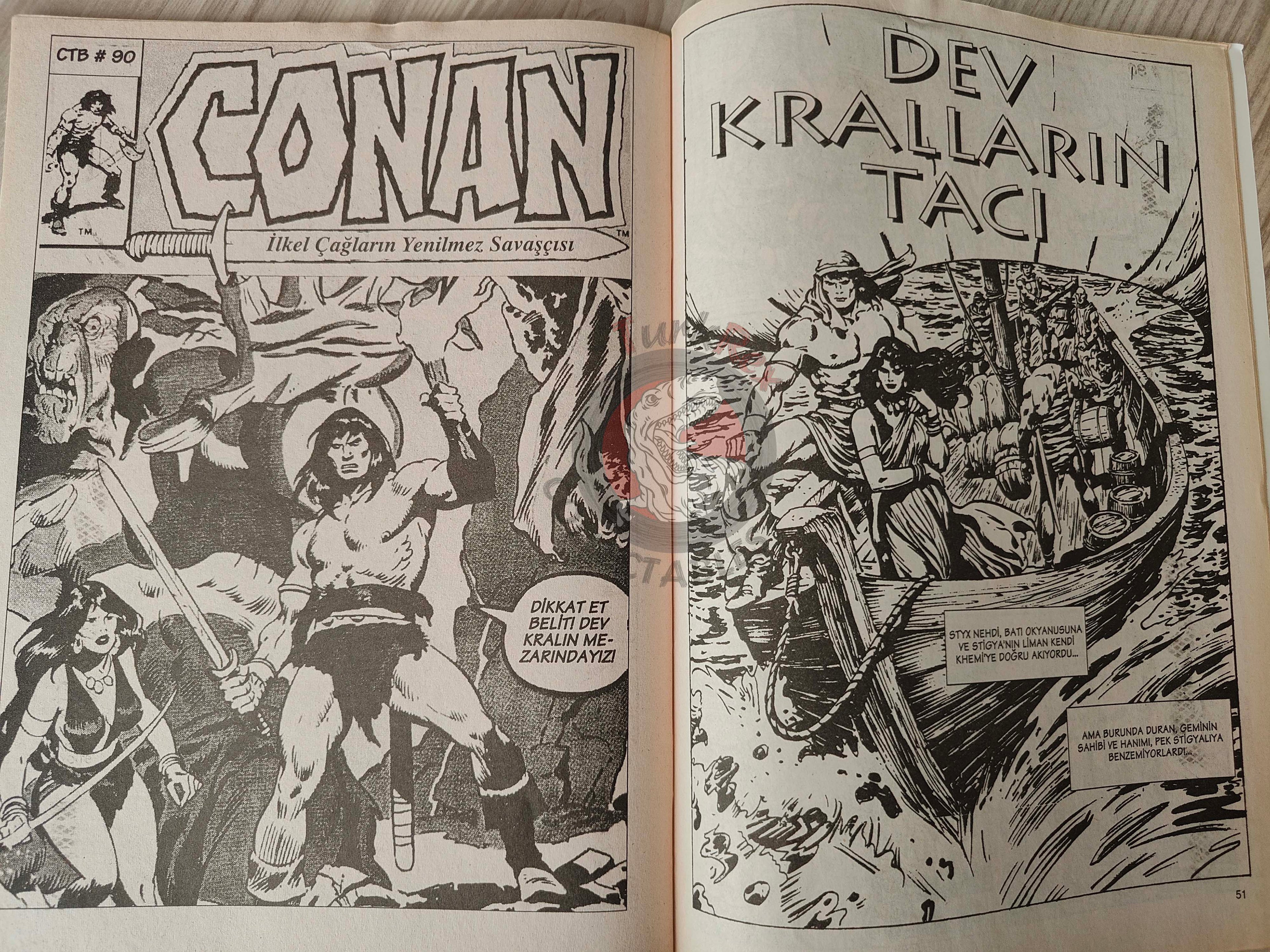 Conan The Barbarian #9 2001 Turkish Comic Turkey #88 #89 #90 #91