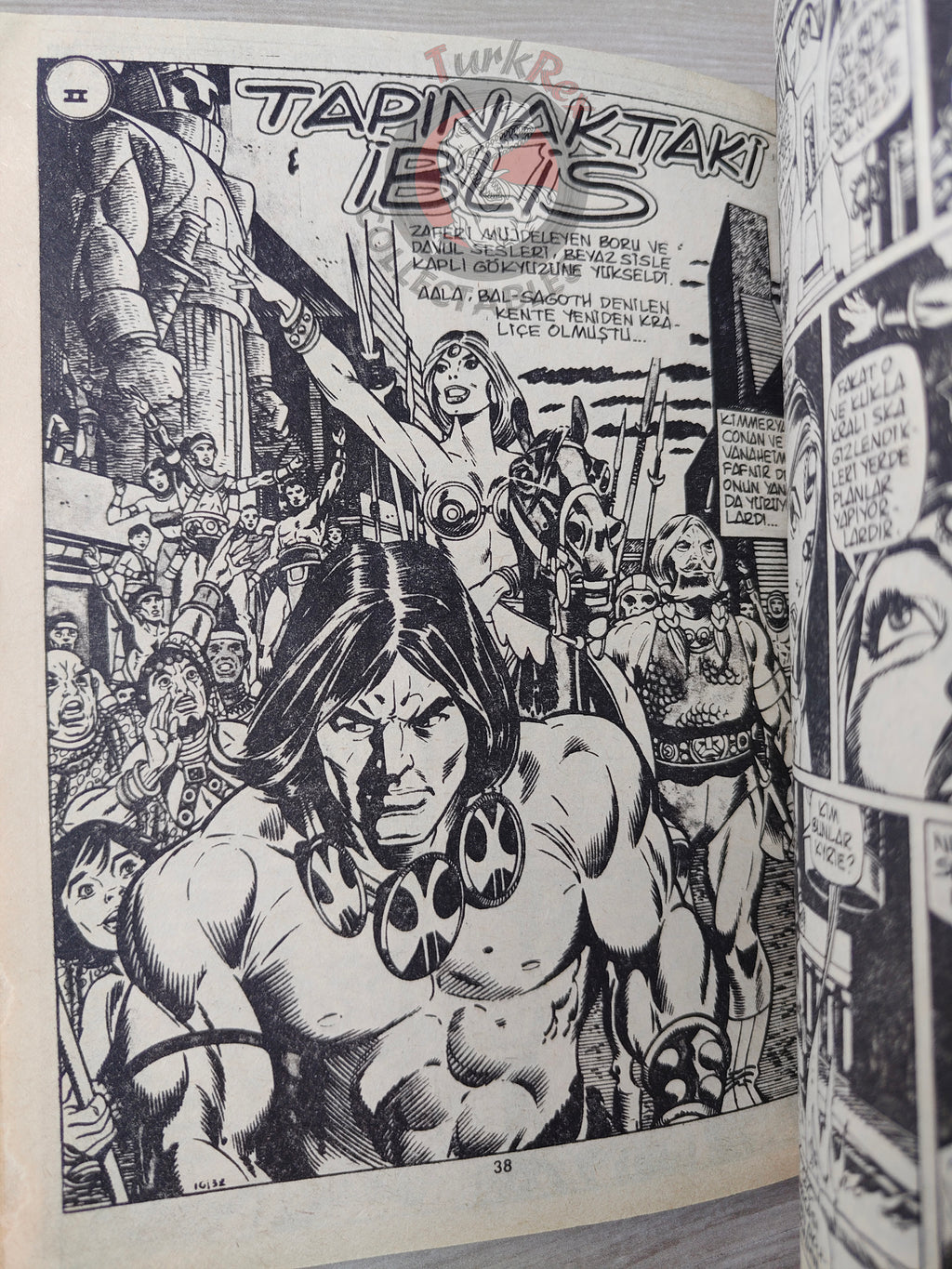 Conan ve Barbarlar #8 1994 Red Sonja Turkish Comic Turkey