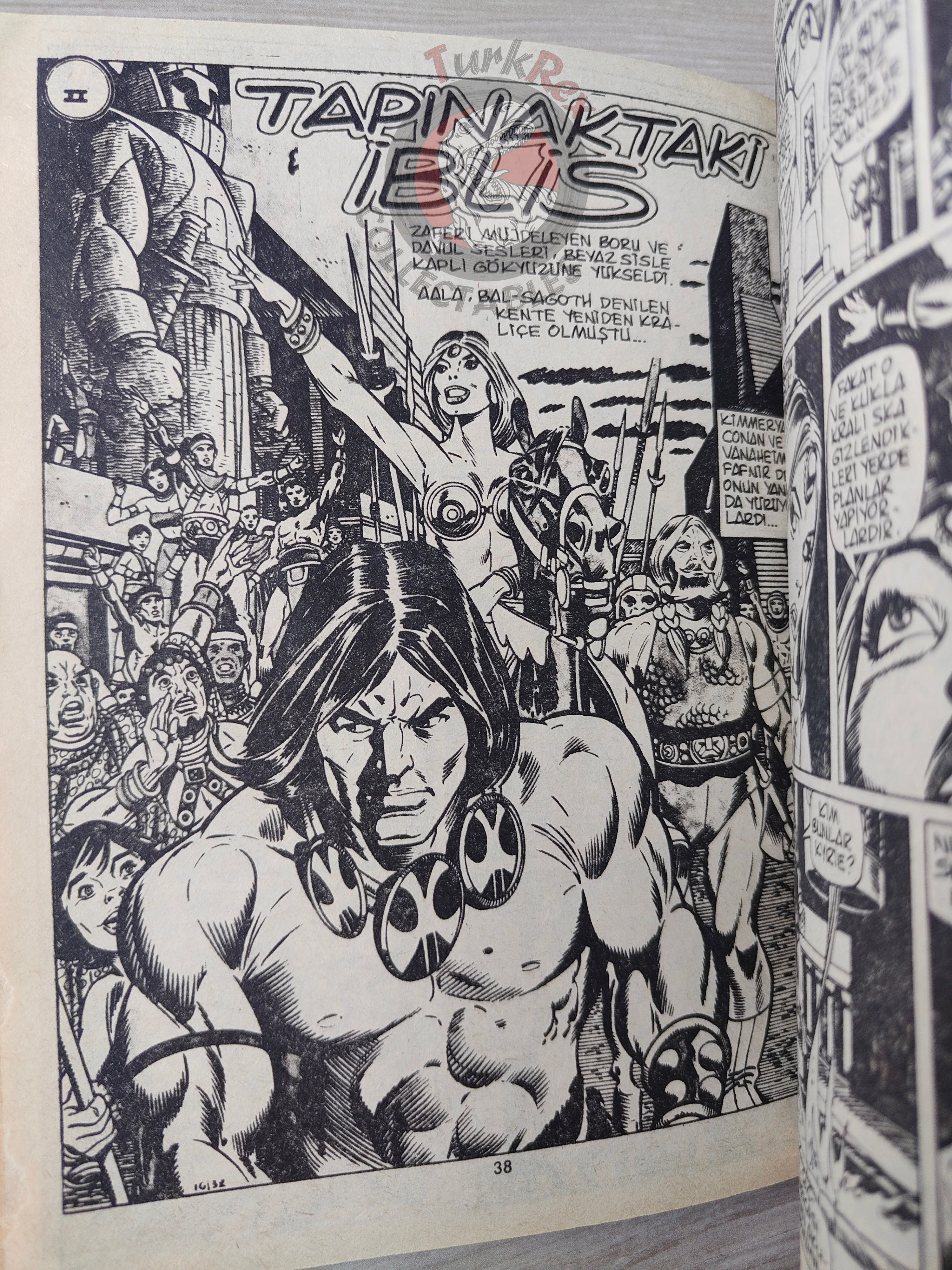 Conan ve Barbarlar #8 1994 Red Sonja Turkish Comic Turkey