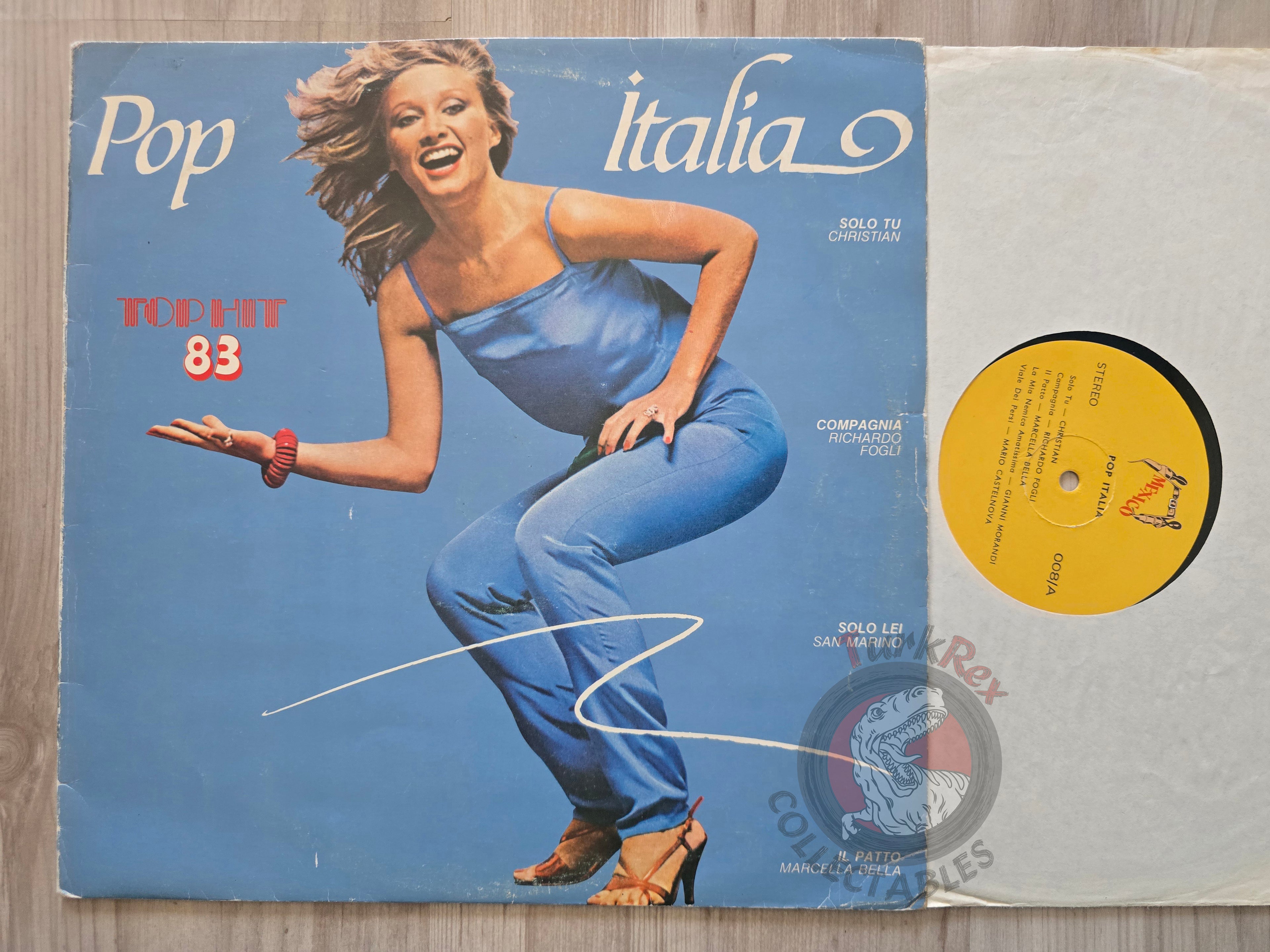 Various – Pop Italia Turkish Pressing Vinyl Turkey Edition