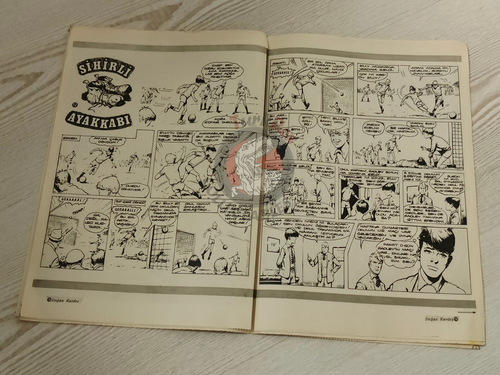 Doğan Kardeş 1975 Magazine #41 Turkish Comic Turkey Valérian and Laureline Smurfs Boule et Bill
