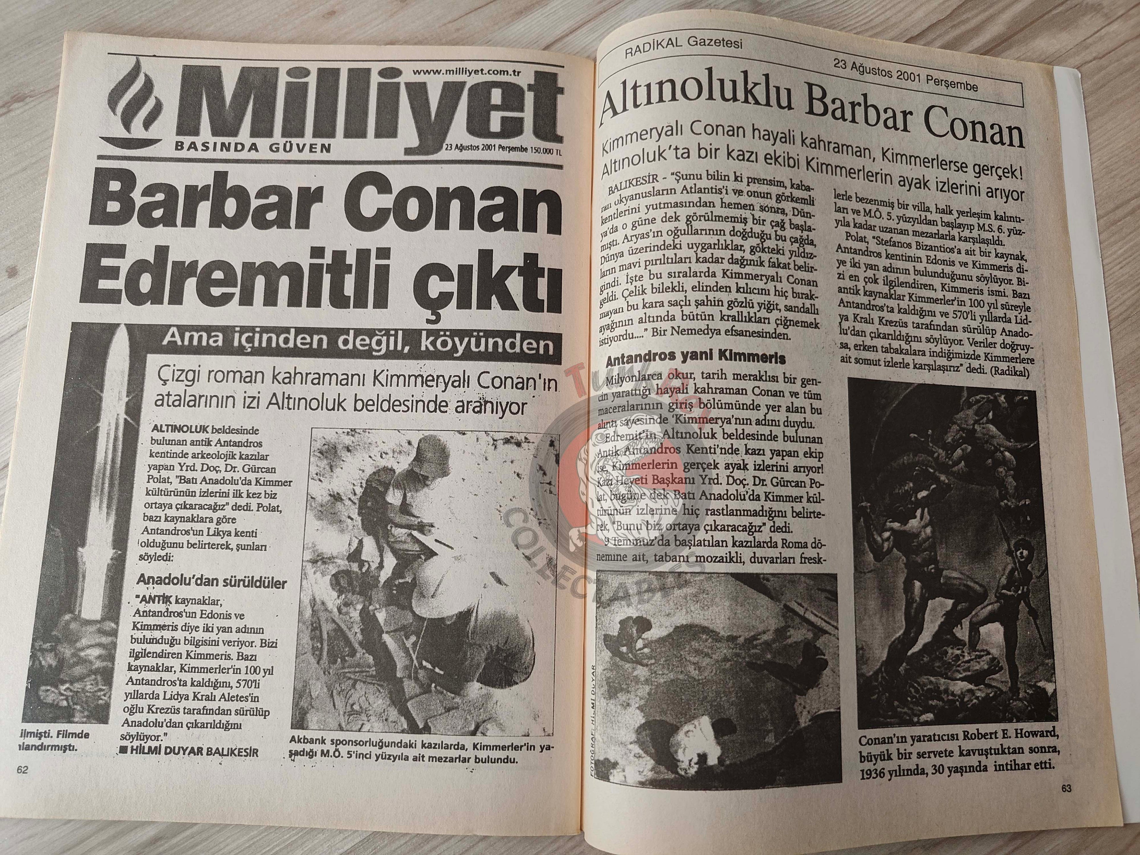 Conan #25 The Savage Sword of Conan #42 Turkish Comic Turkey