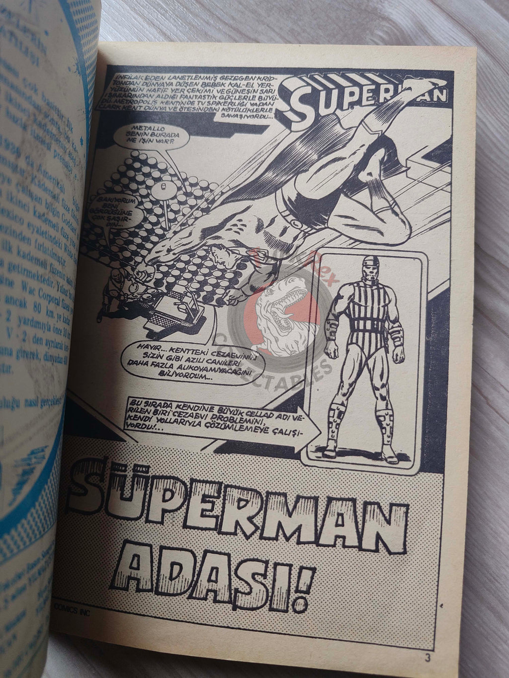 Superman Vol #3 1980s Turkish Comic Turkey #329 #331 #332 Superboy #232