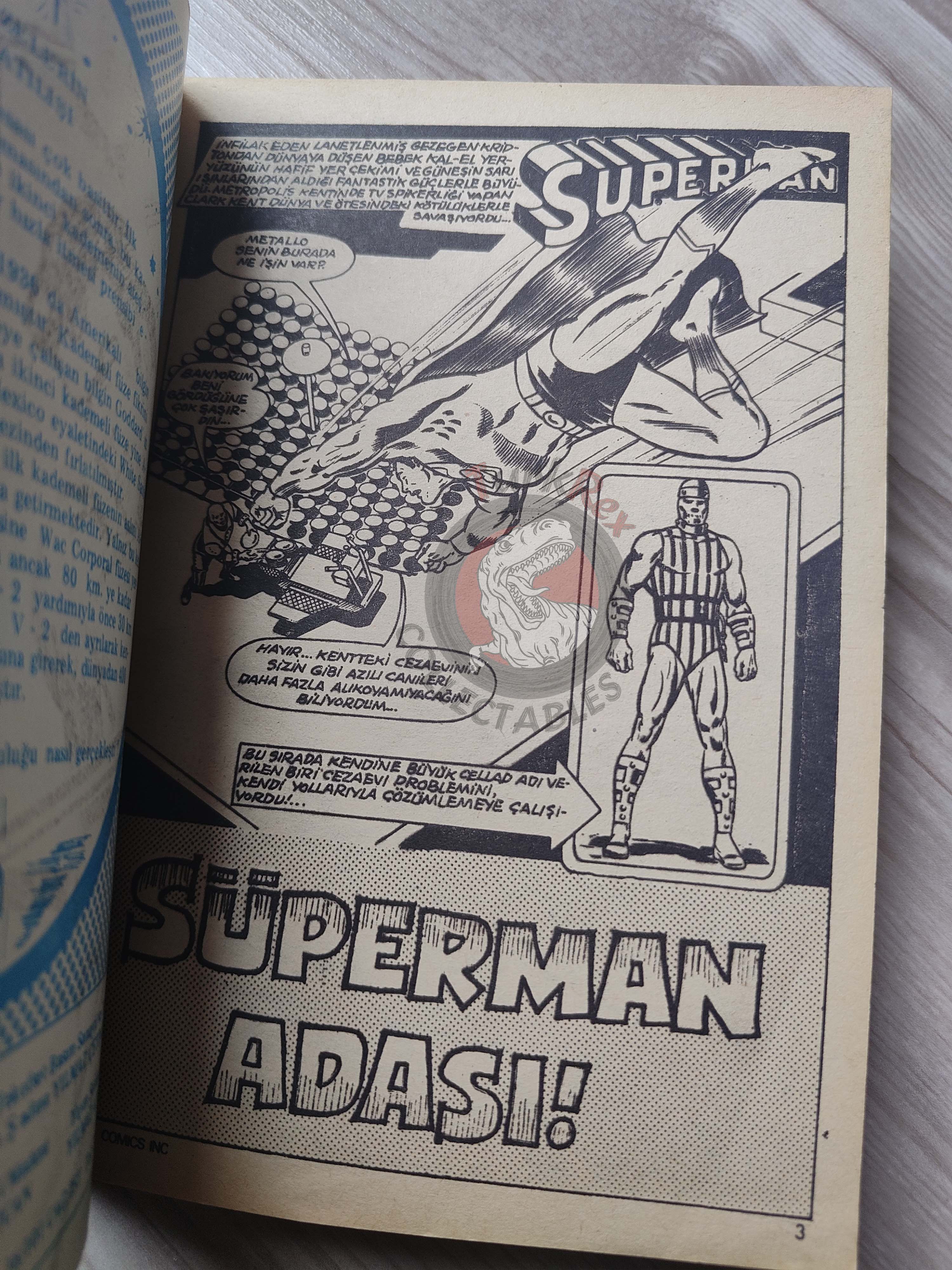 Superman Vol #3 1980s Turkish Comic Turkey #329 #331 #332 Superboy #232
