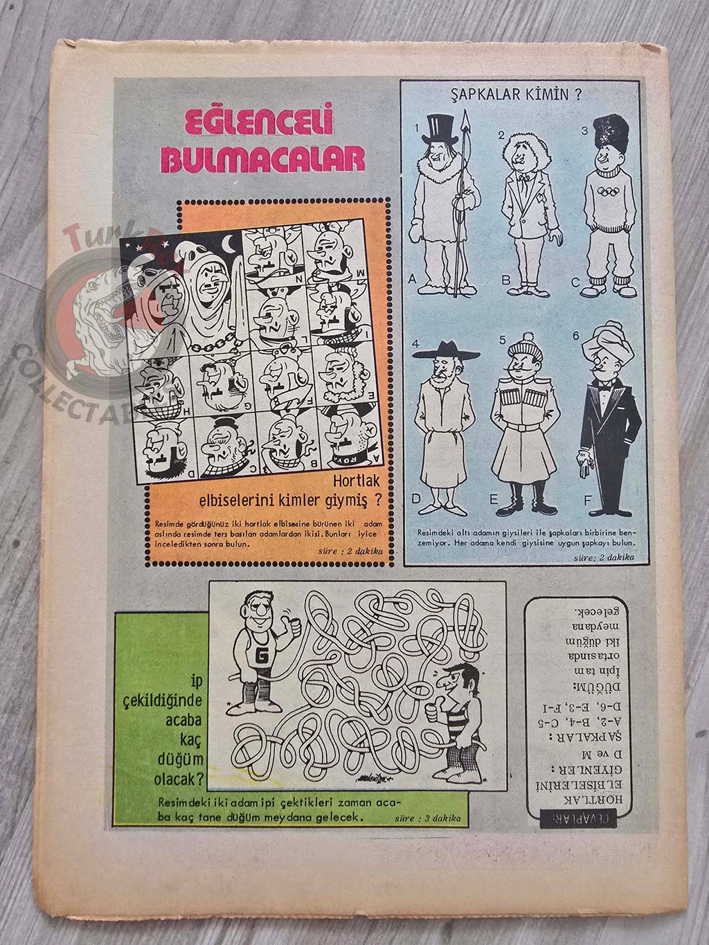 Milliyet Çocuk #15 1973 Turkish Comic Mag Turkey Tintin Jim Lacy Il Colonnello Caster’Bum Einstein
