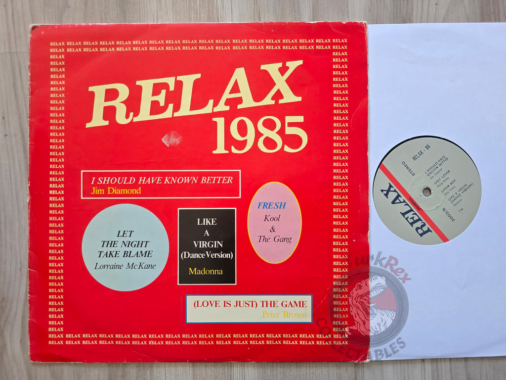 Various – Relax 1985 Turkish Pressing Vinyl Turkey Edition Madonna