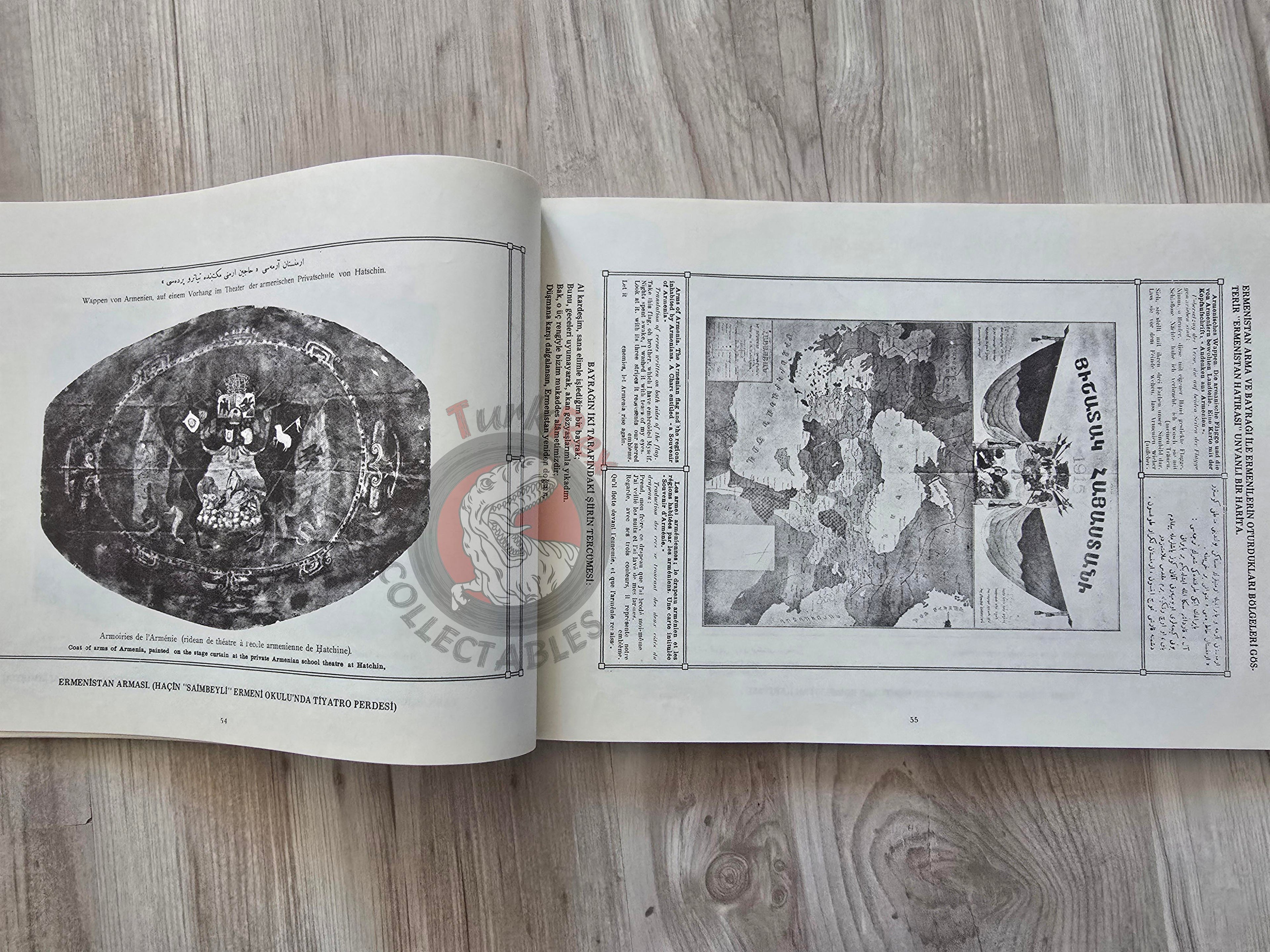 Armenian Terror 1982 Turkish Book Turkey Armenia English Revolutionary Federation Ottoman