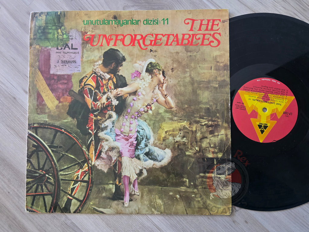 Various – The Unforgetables 11 Turkish Pressing Vinyl Turkey Edition