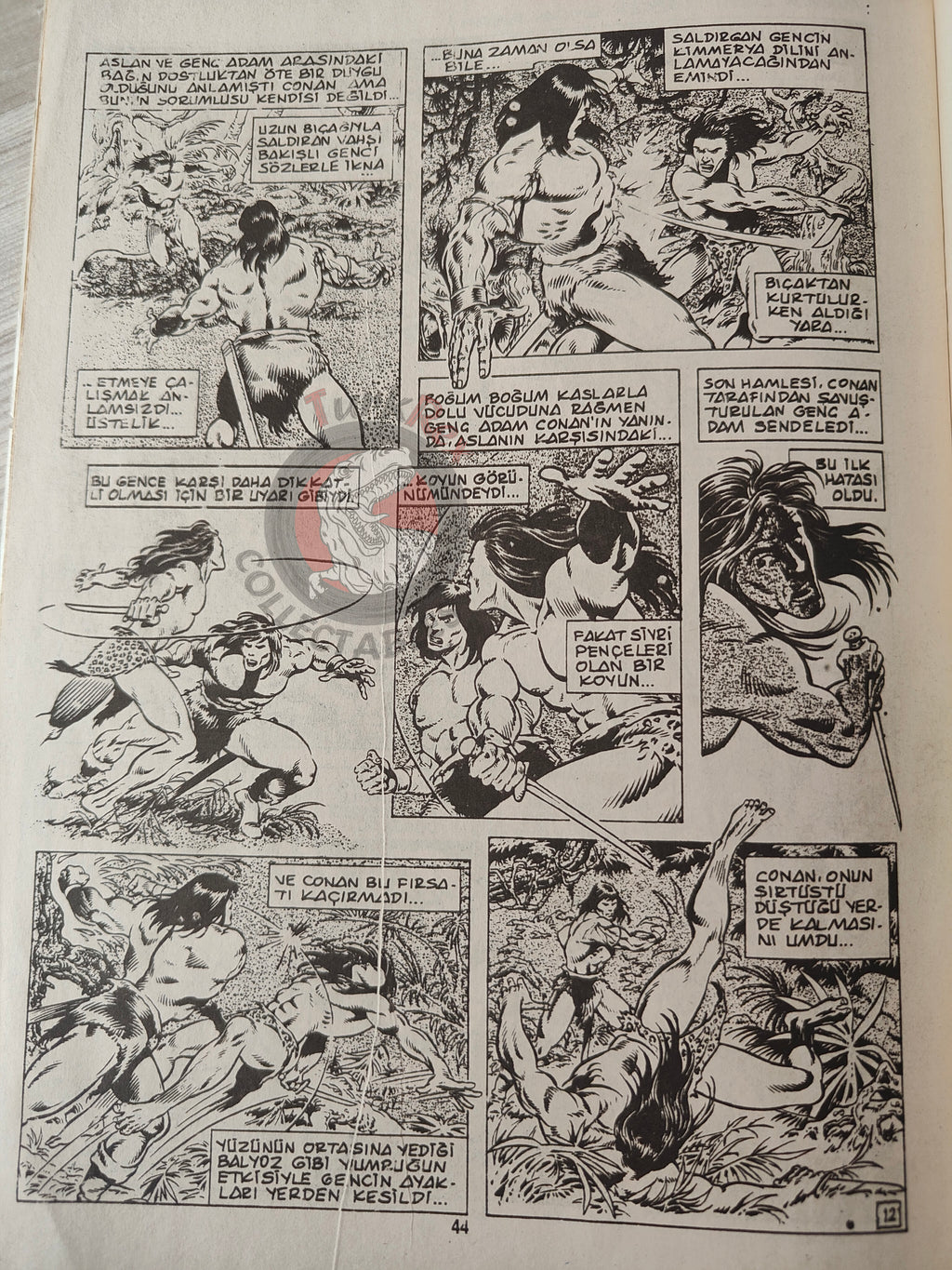 Conan & Tarzan #199 1994 Turkish Comic Turkey