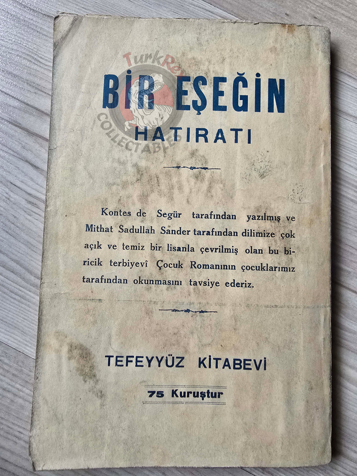 Cemil Cahit – A Cat’s Journey Around the World 1931 1st Turkish Book Turkey Illustrated