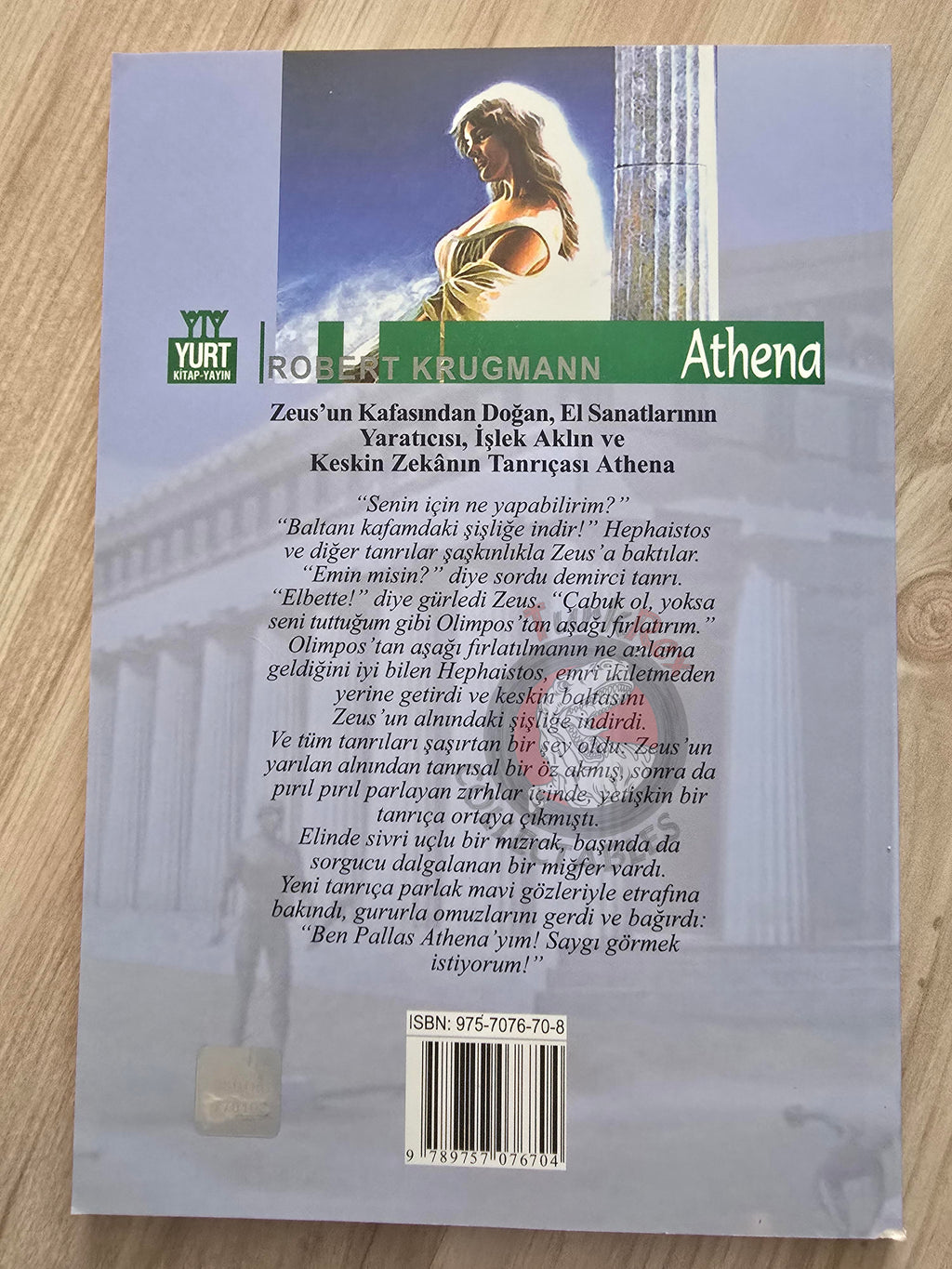 Athena – Robert Krugmann 2003 Turkish Book Turkey Illustrated by Turkish Artist