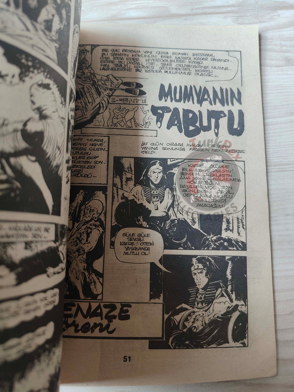 Süper Korku Cilt #26 late 80s Turkish Comic Turkey Warren Creepy Eerie Boris Vallejo
