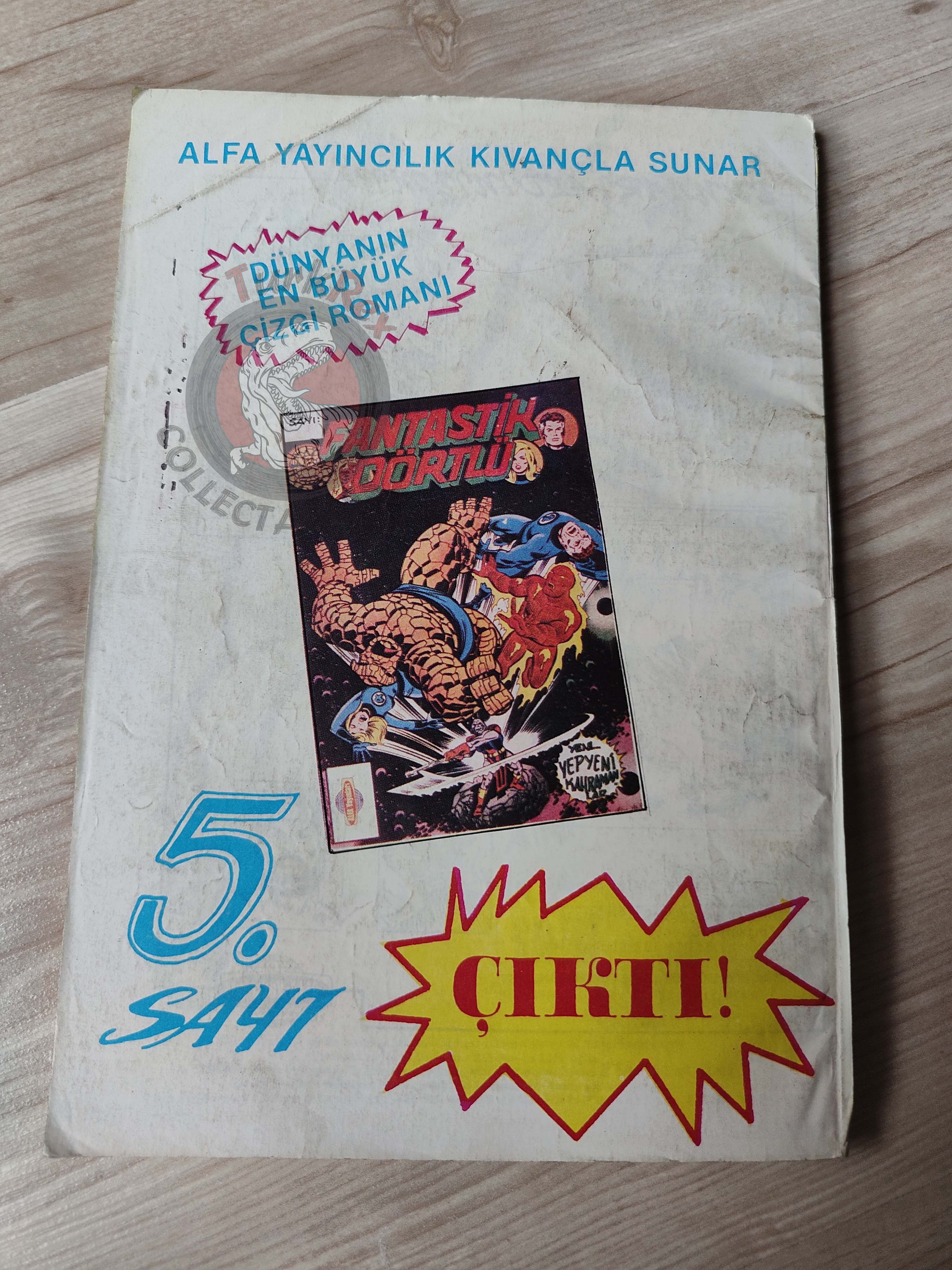 Captain America Issue #5 1988 Turkish Comic Turkey #171 #172 #173 #174