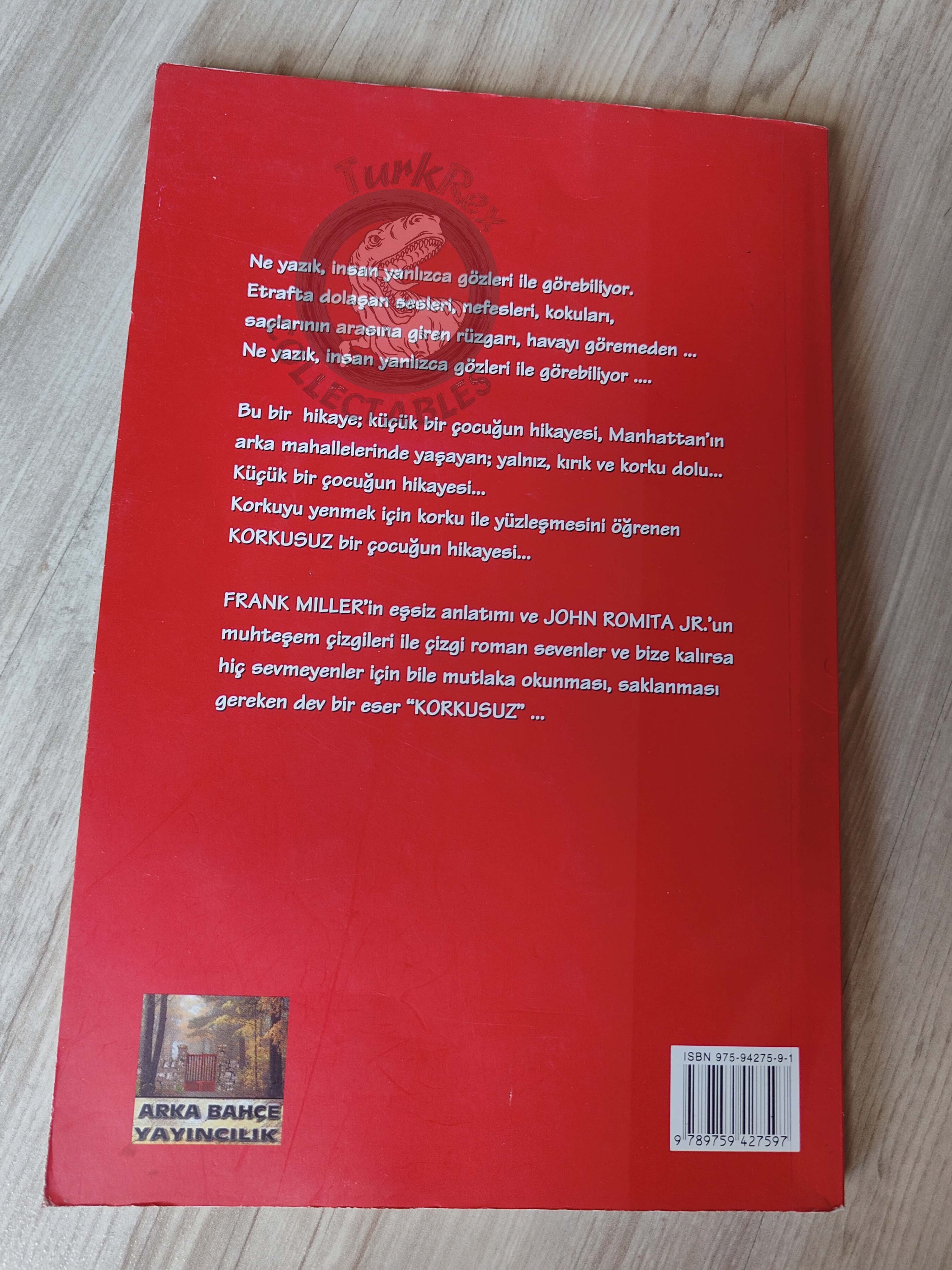 Daredevil: The Man Without Fear #1–5 Turkish Comic Turkey