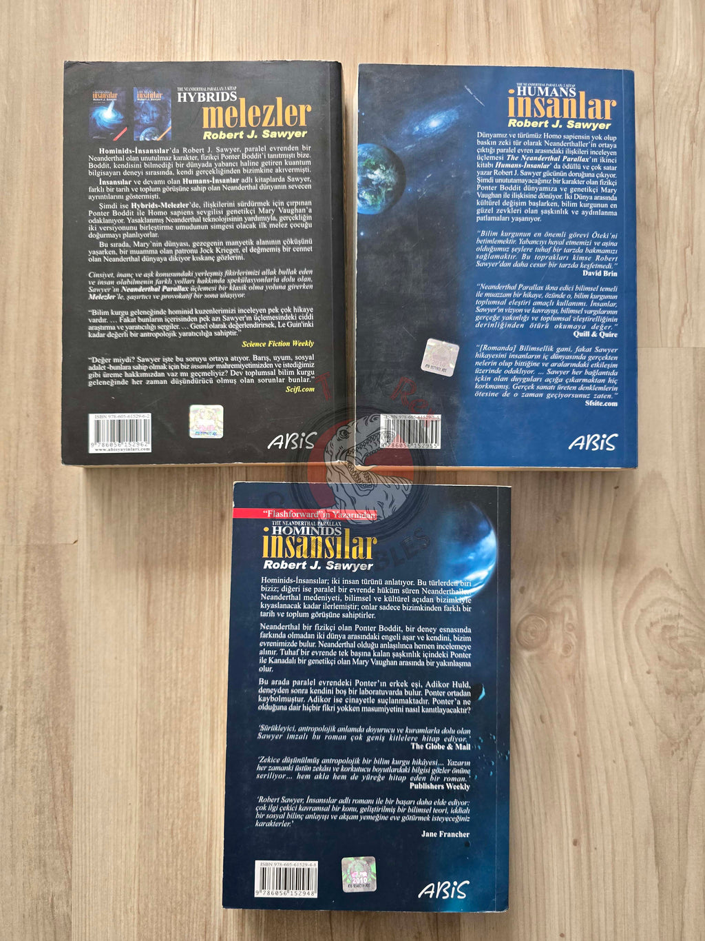 Robert J. Sawyer – The Neanderthal Parallax 2003 1st Turkish Book Turkey