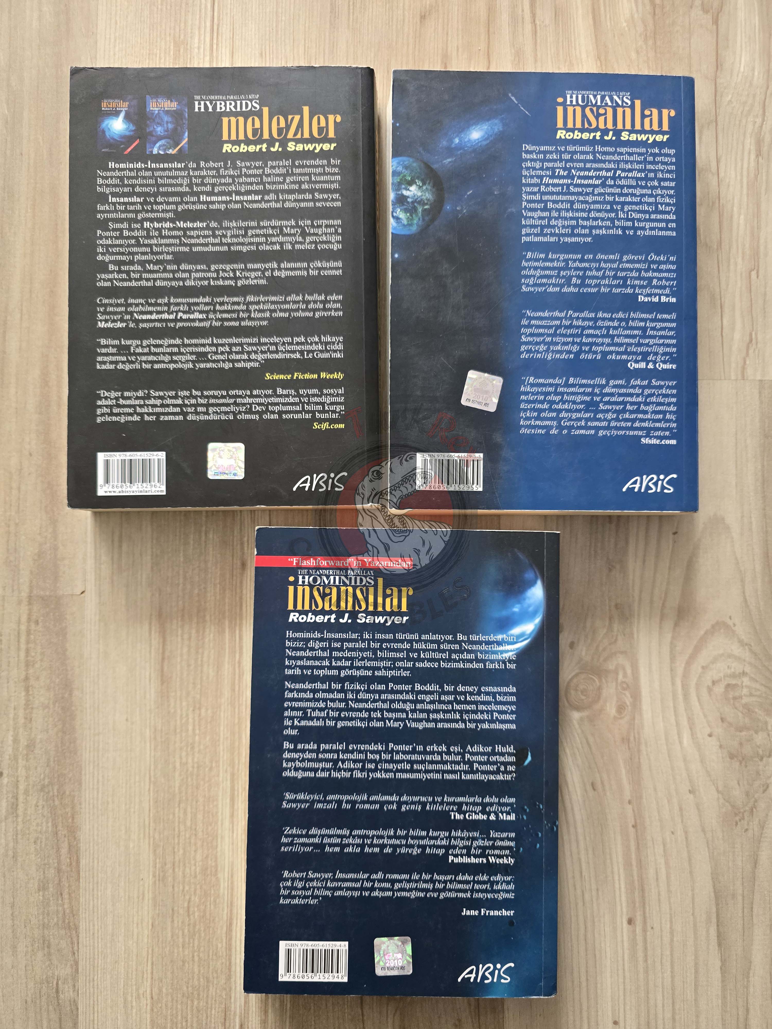 Robert J. Sawyer – The Neanderthal Parallax 2003 1st Turkish Book Turkey