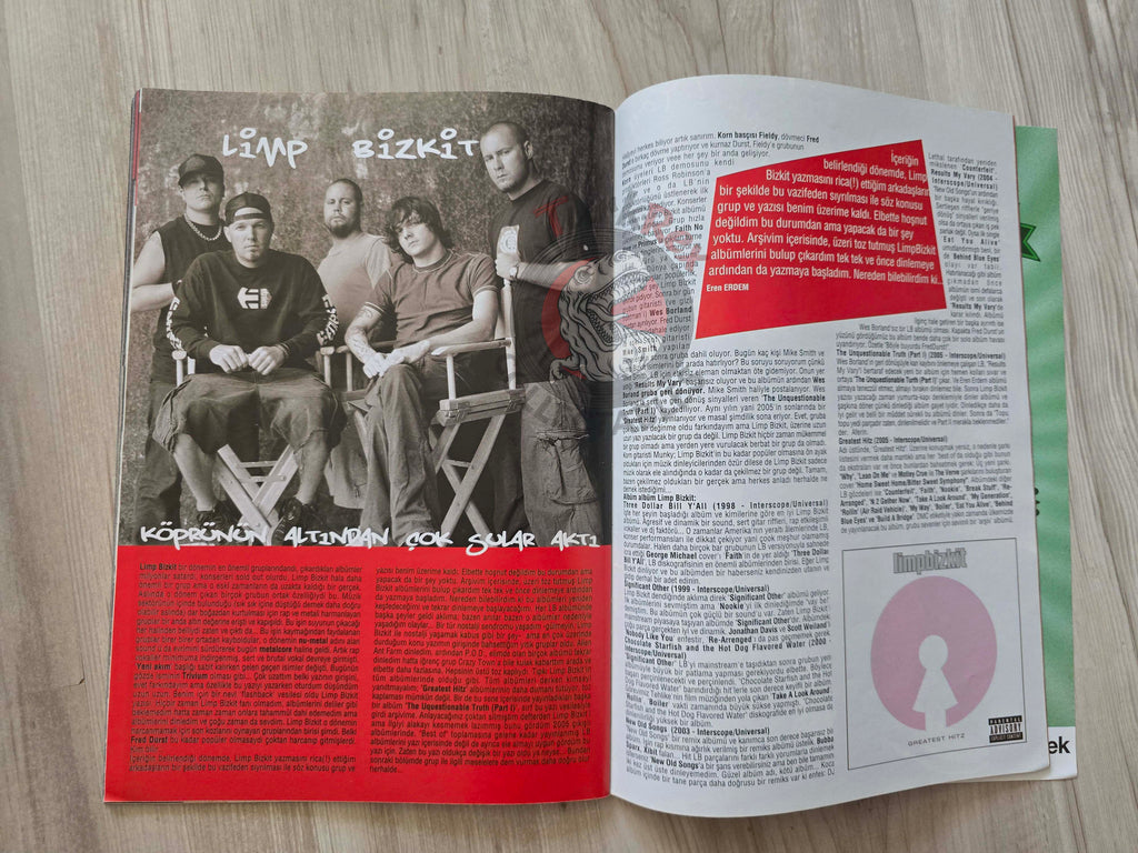 Yüxexes 2006 Rammstein Turkish Mag Turkey Behemoth Destruction Limp Bizkit System of a Down