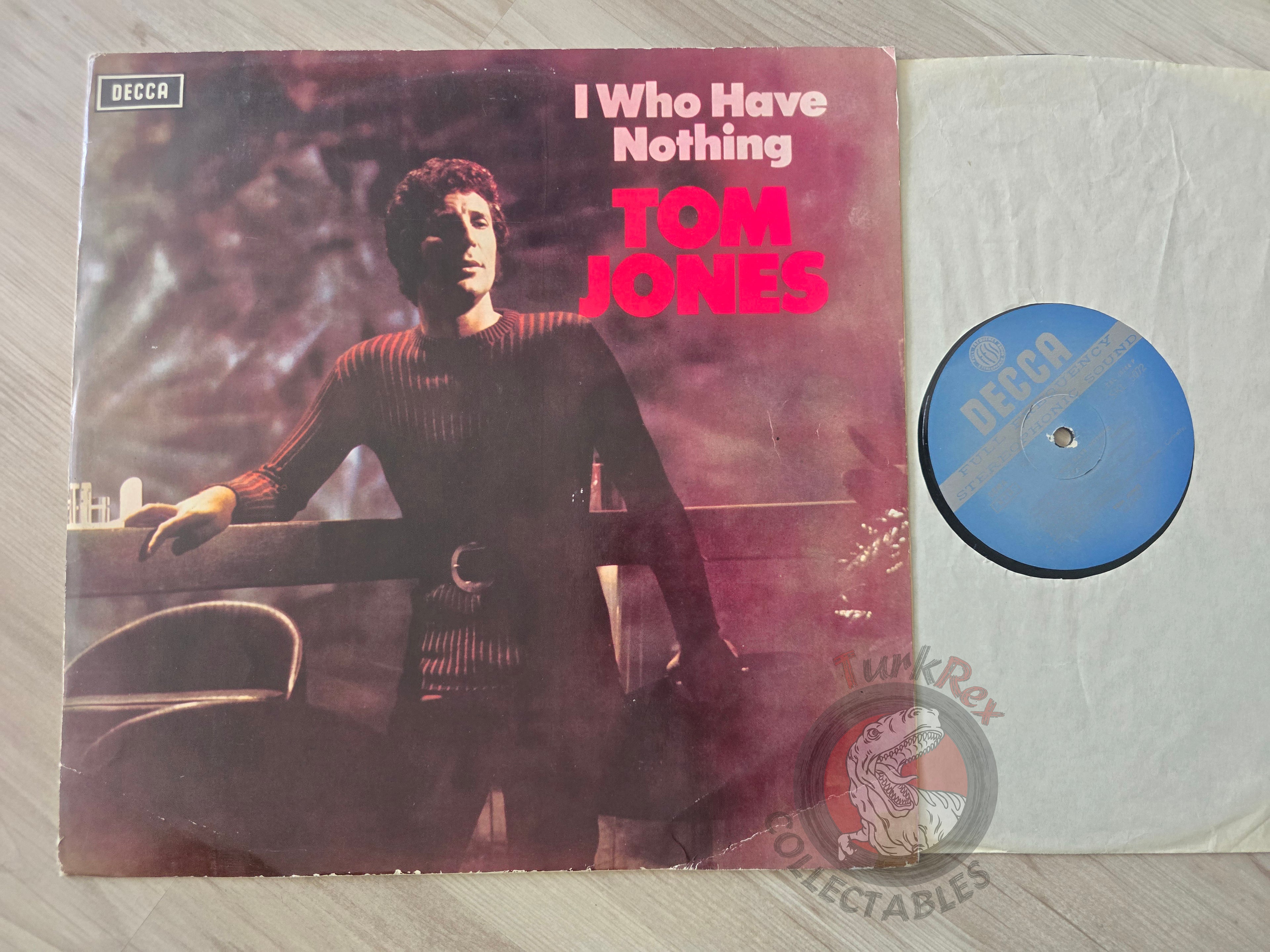 Tom Jones – I Who Have Nothing Turkish Pressing Vinyl Turkey Edition