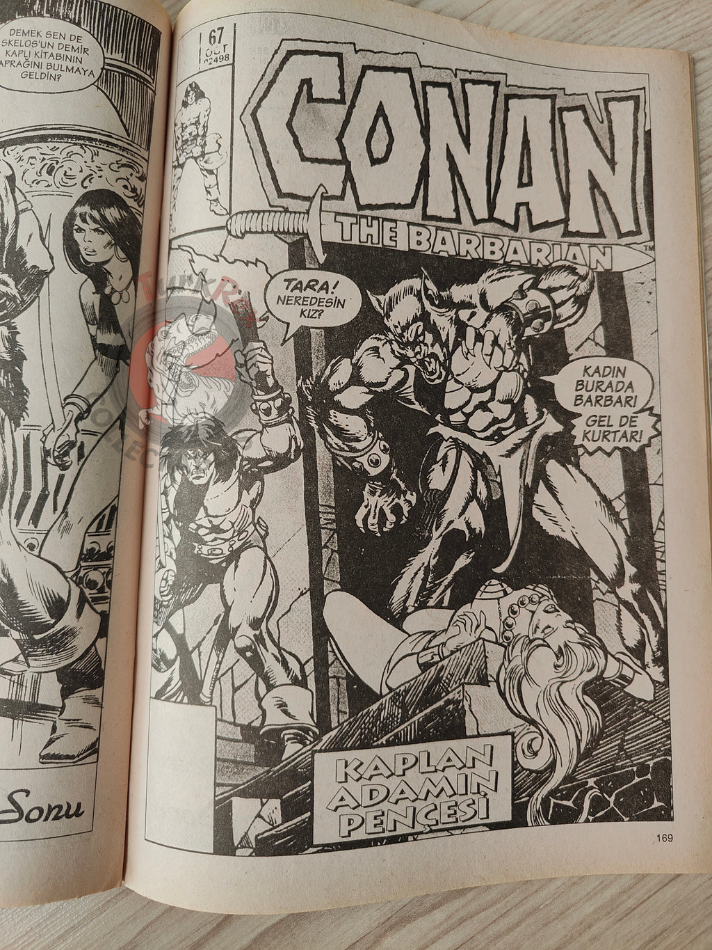 Conan The Barbarian #3 2001 Turkish Comic Turkey #65 #66 #67 #68