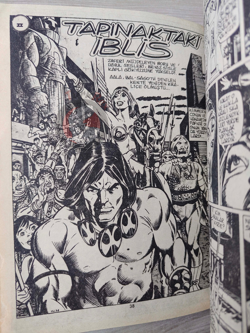Conan ve Barbarlar #8 1994 Red Sonja Turkish Comic Turkey