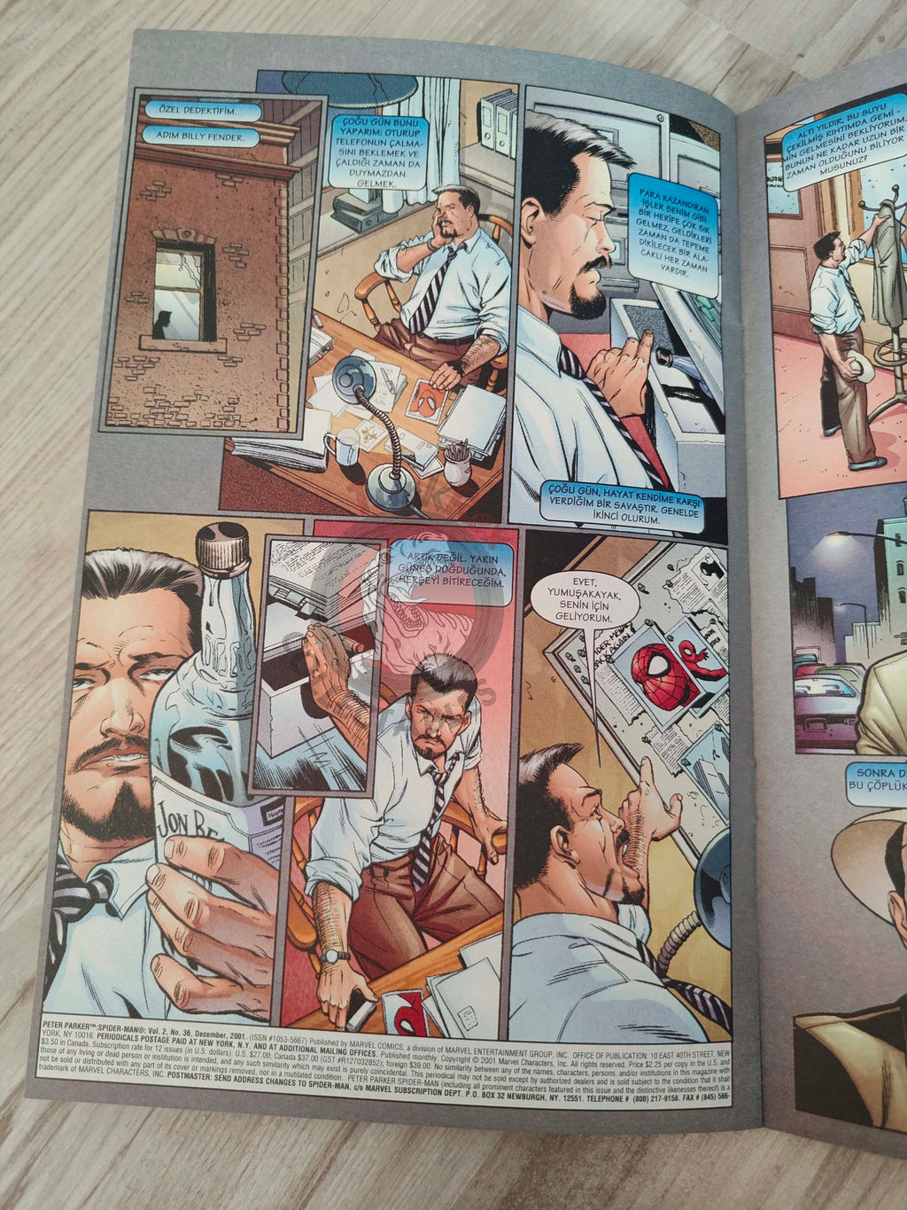 Spider-Man #7 2003 Turkish Comic Turkey The Amazing #36 Peter Parker #36 9/11