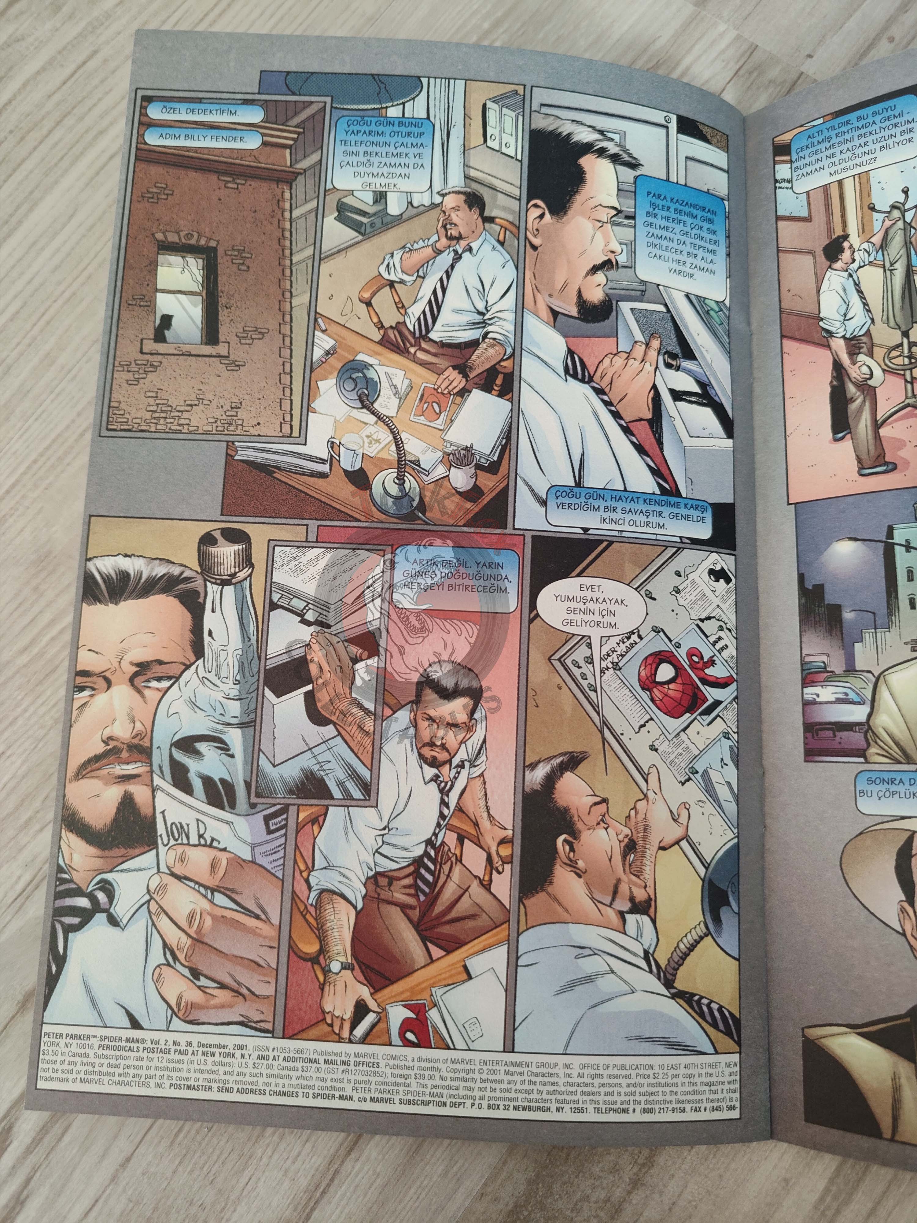 Spider-Man #7 2003 Turkish Comic Turkey The Amazing #36 Peter Parker #36 9/11