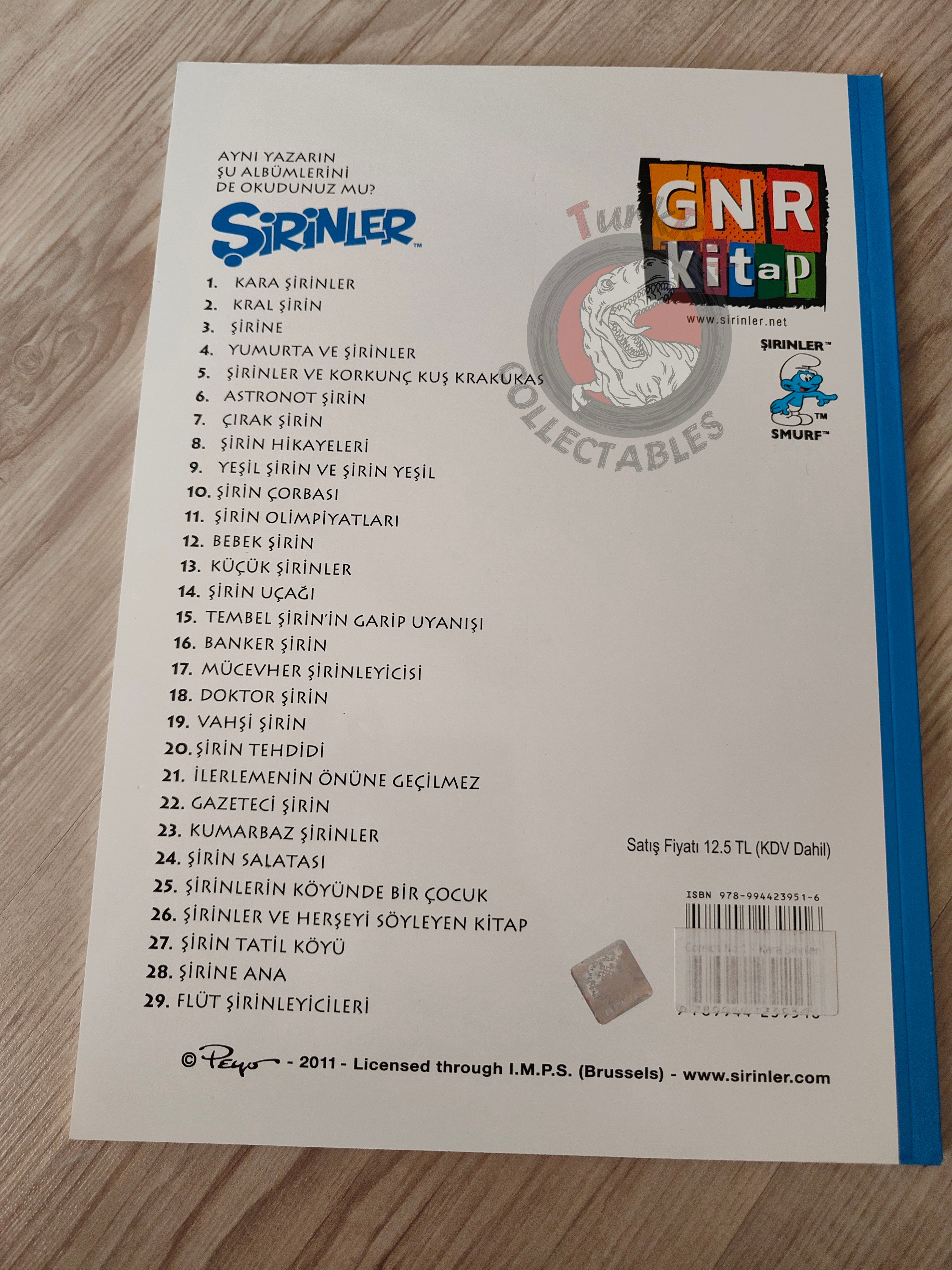 The Smurfs #1 The Black Smurfs 2011 Turkish Comic Turkey Schtroumpf