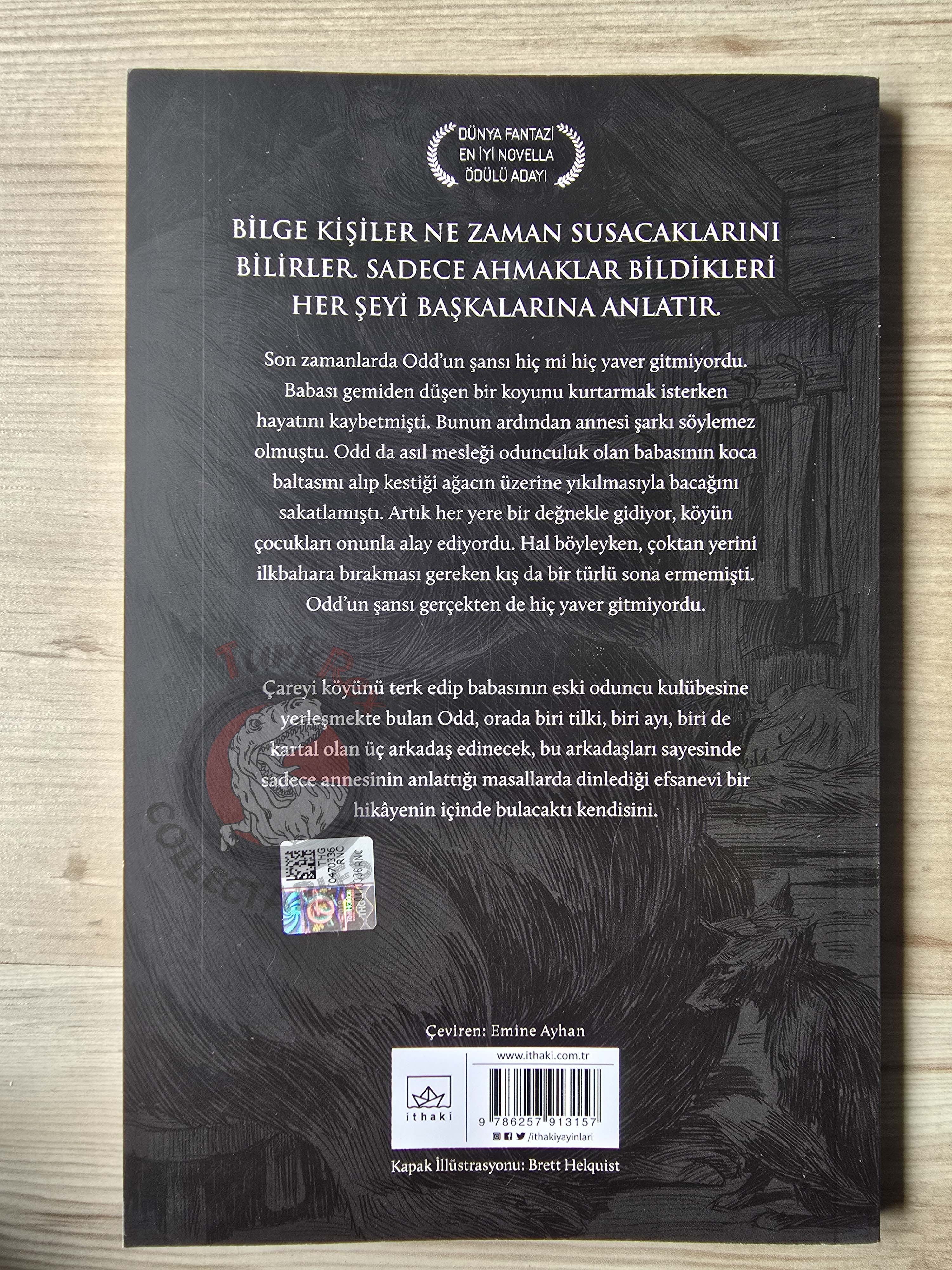 Neil Gaiman – Odd And The Frost Giants 2020 1st Turkish Book Turkey Illustrated
